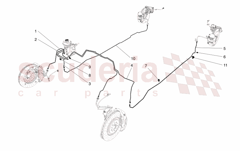 LINES of Maserati Maserati GranCabrio M189 TROFEO  AUTOMATIC 4WD 3.0 BT V6 550 HP