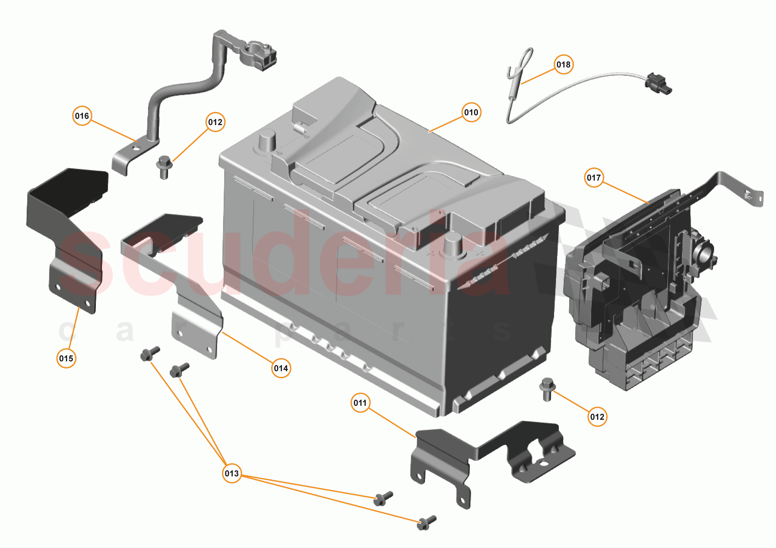 47 - ELECTRICAL HARDWARE - 47.1 - BATTERY of McLaren McLaren 570S Spider