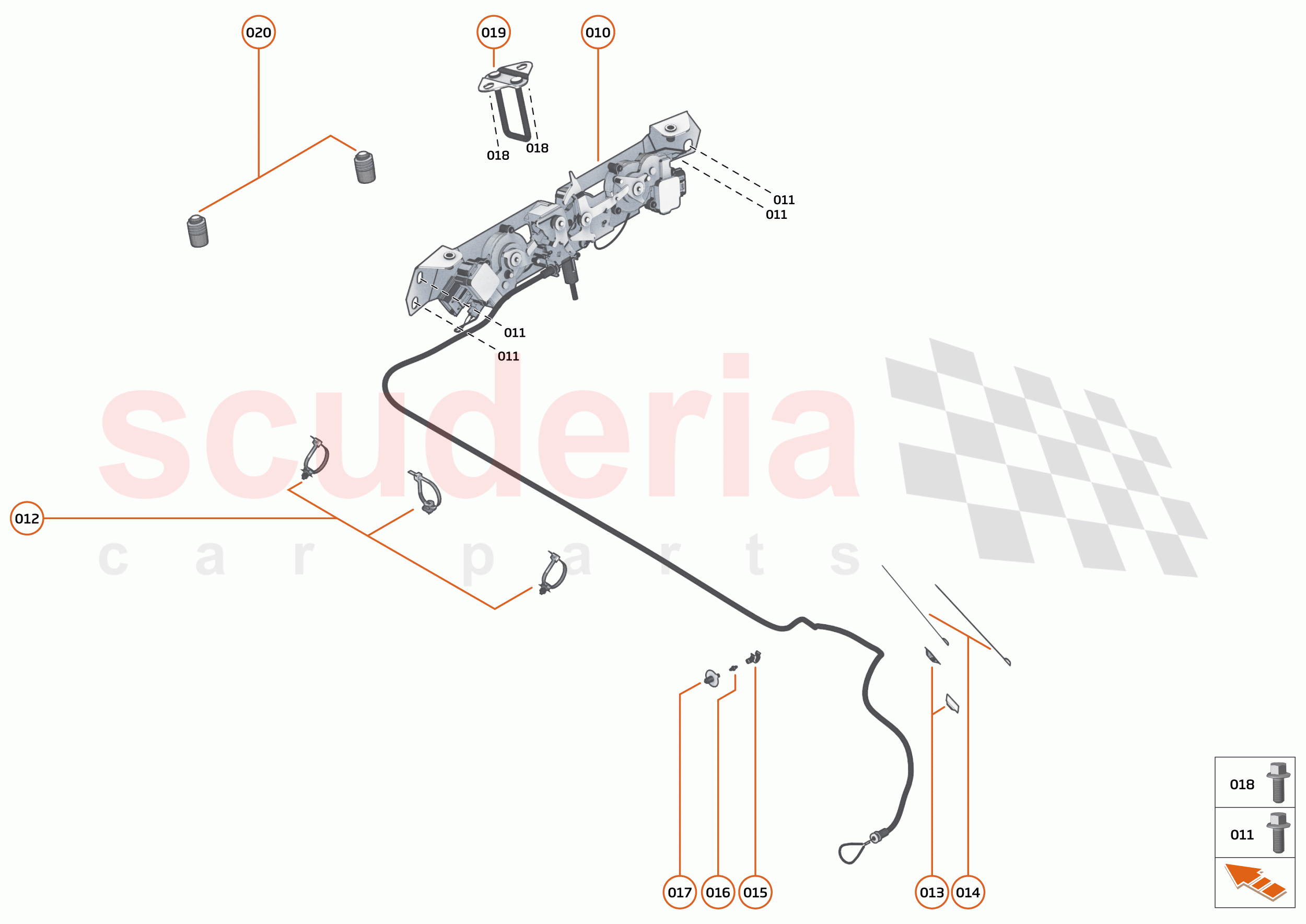 11 - CLOSURES ANCILLARIES - 11.1 - BONNET LATCH of McLaren McLaren Artura