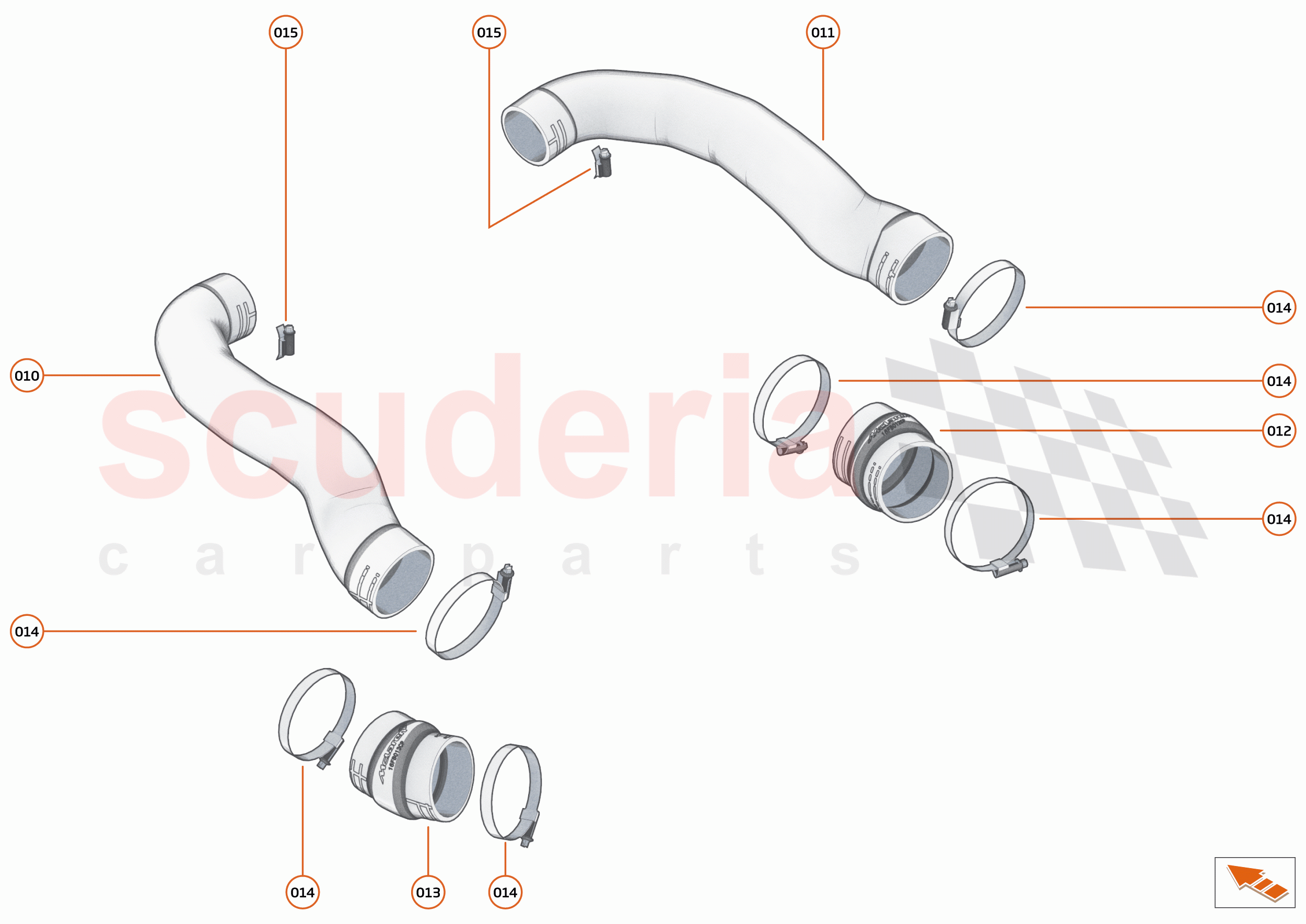 26 - AIR INDUCTION SYSTEMS AIS - 26.2 - AIS HIGH PRESSURE SYSTEM of McLaren McLaren Artura