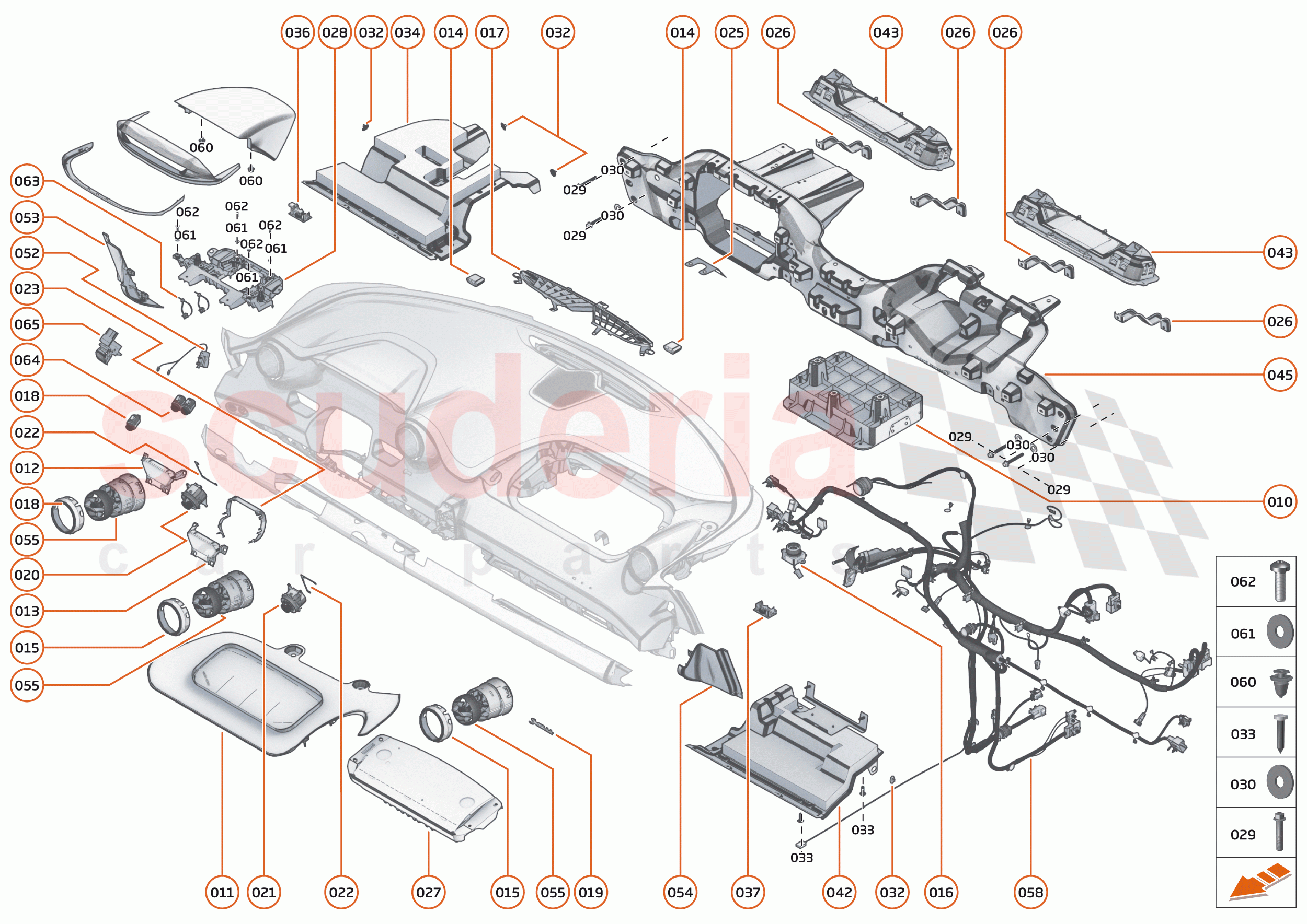 42 - INTERIOR SYSTEMS - 42.1 - FACIA - COMPONENTS & HARDWARE of McLaren McLaren Senna GTR
