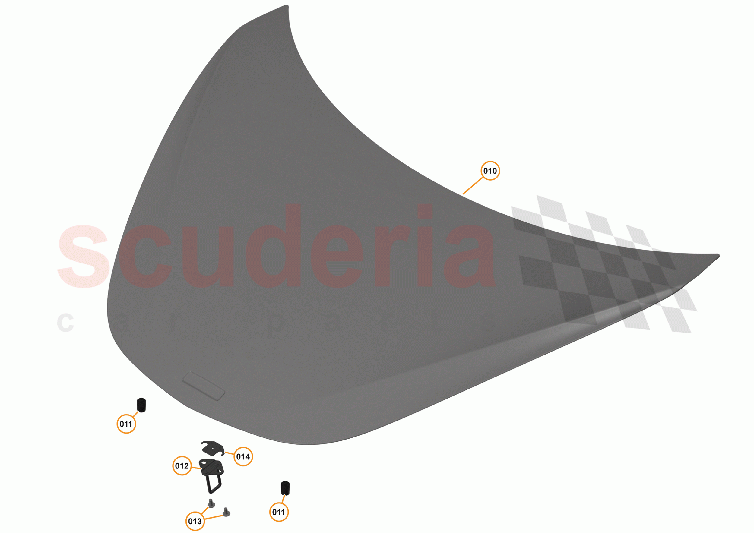 6 - CLOSURES - 6.1 - BONNET STRUCTURE of McLaren McLaren 540C Coupe