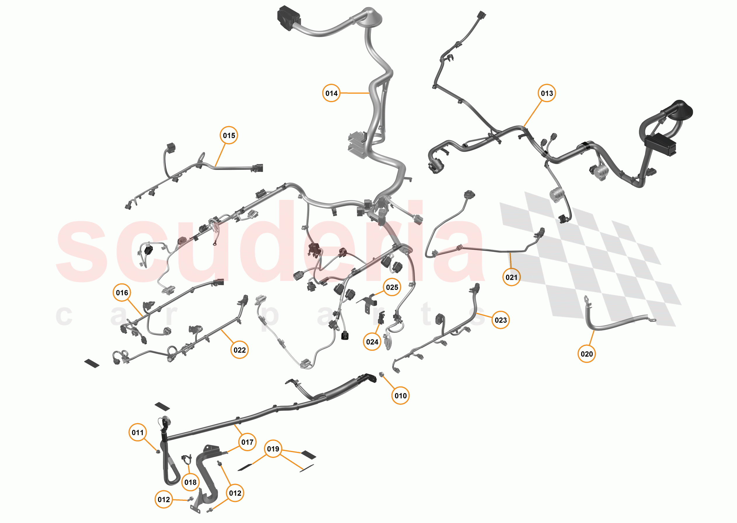 24 - M1 - ELECTRICAL DISTRIBUTION - 24.5 - 01 - ELECTRICAL DISTRIBUTION - POWERTRAIN of McLaren McLaren 675LT Coupe