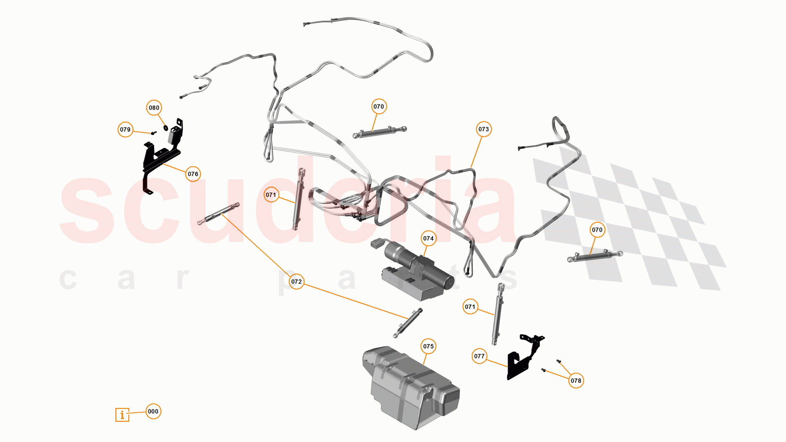 3 - A3 -CLOSURES - 3.14 - 06 - CONVERTIBLE ROOF - HYDRAULICS of McLaren McLaren 650S Spider