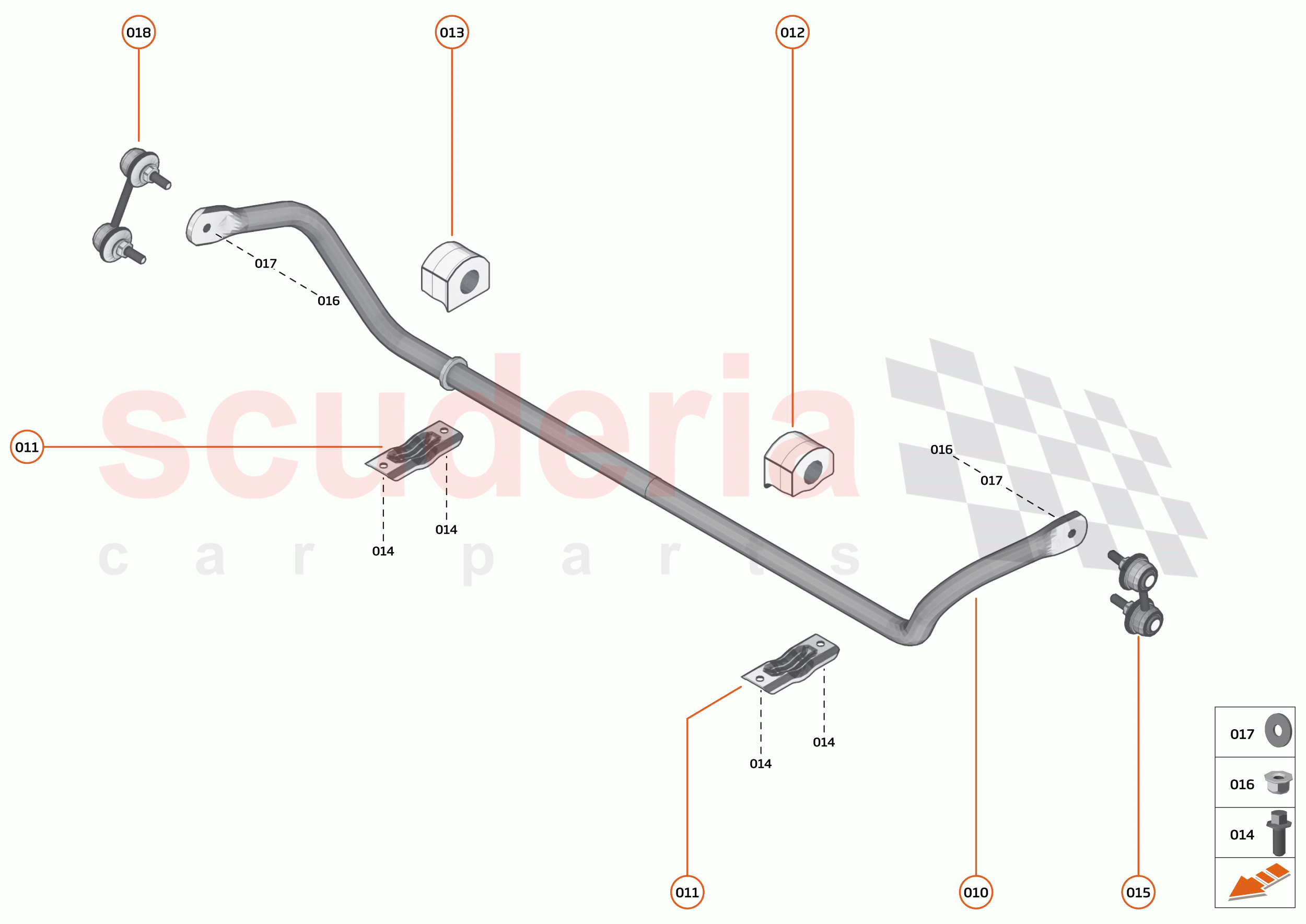 19 - SUSPENSION - REAR - 19.4 - ROAD SPRINGS REAR of McLaren McLaren 750S Coupe