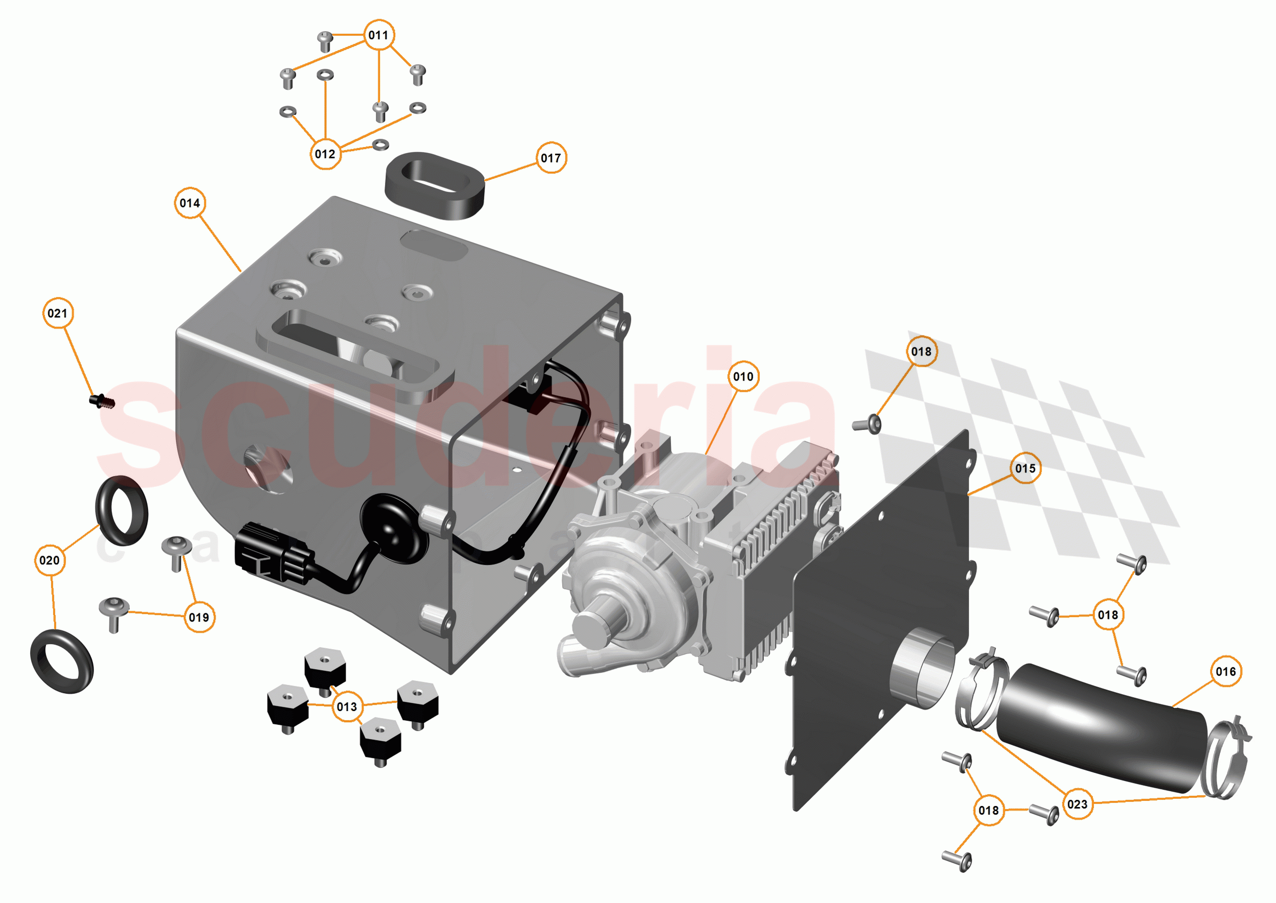 30 - COOLING - HYBRID - 30.2 - ELECTRICAL PUMP of McLaren McLaren P1 Coupe