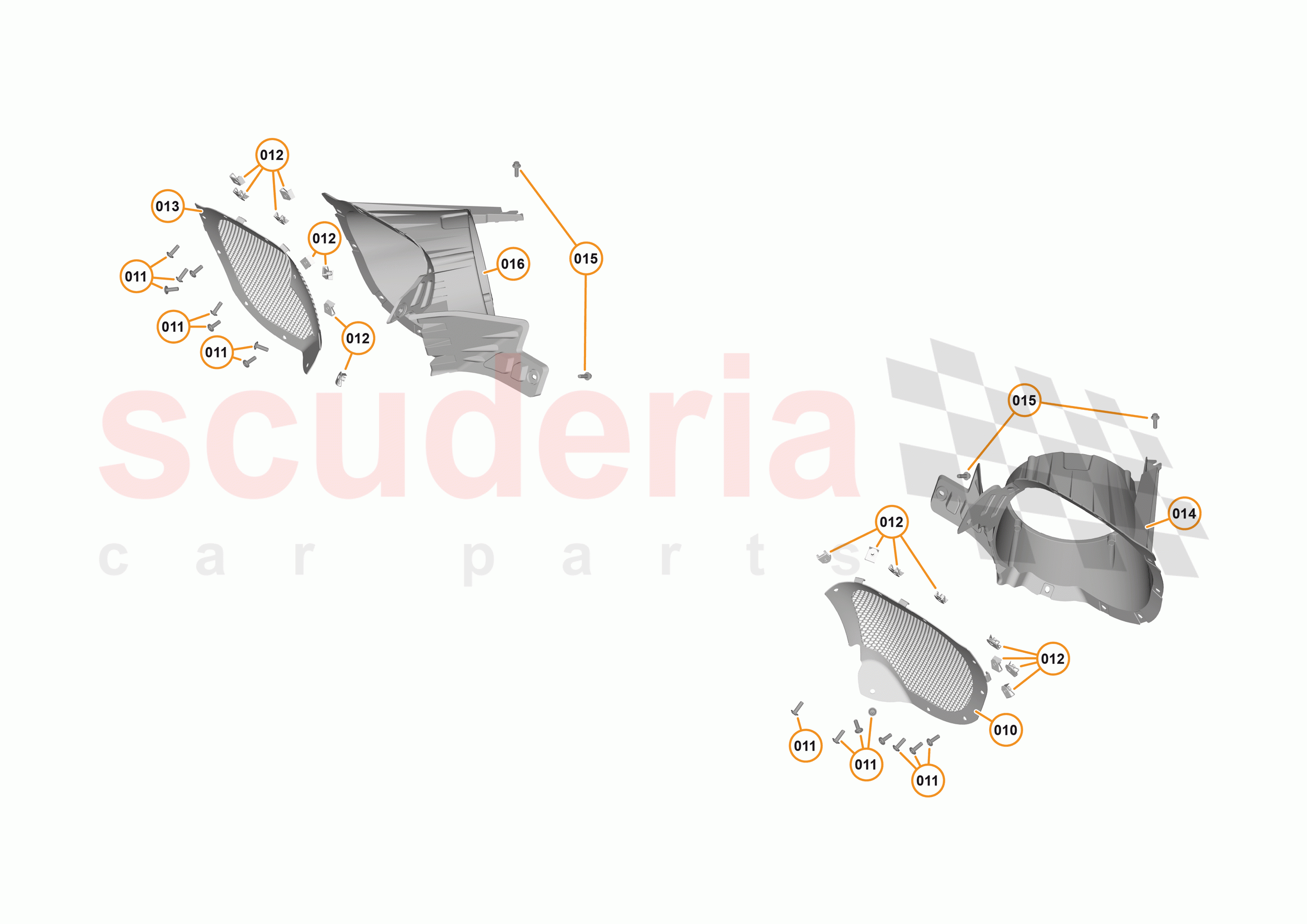 12 - DUCTS, VENTS & FLOORS - 12.3 - REAR DUCTS & VENTS of McLaren McLaren 540C Coupe