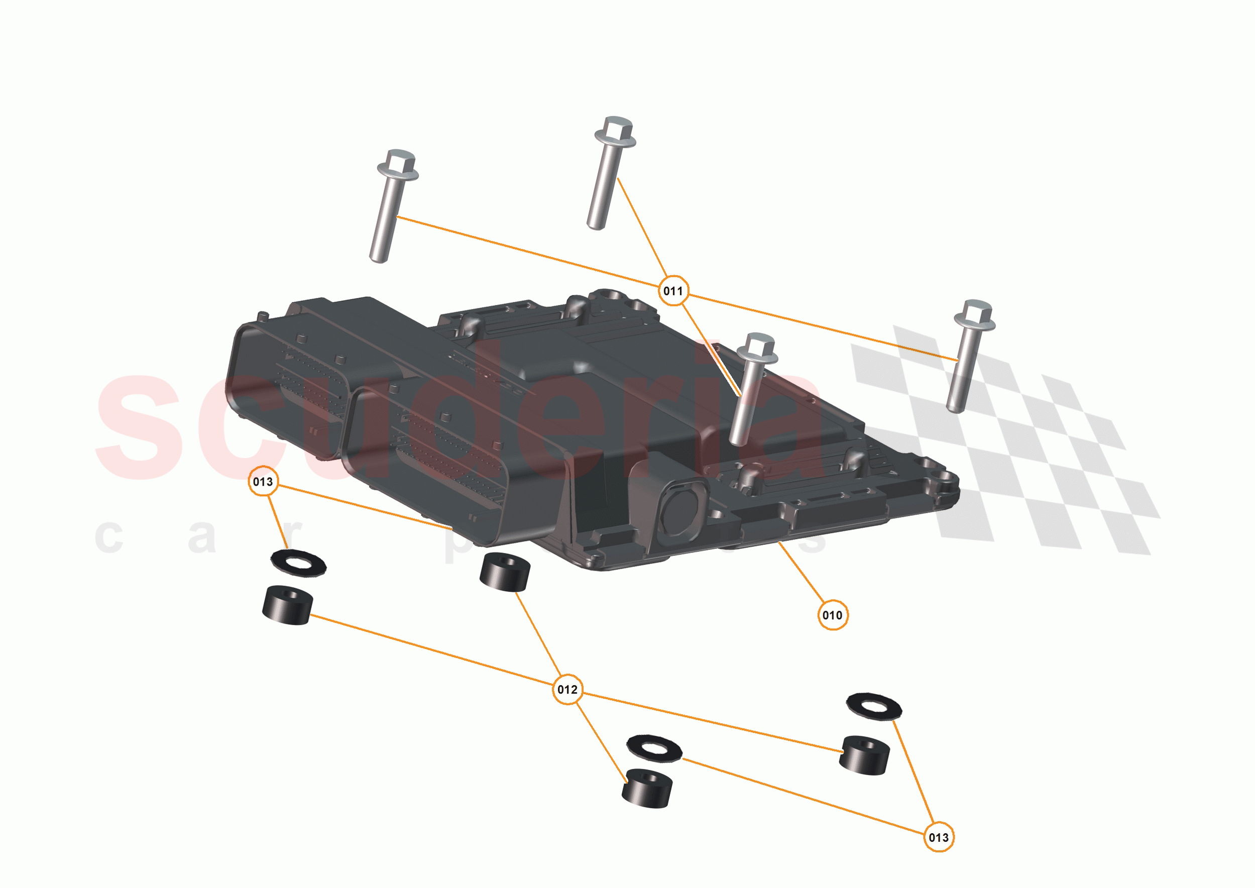38 - TRANSMISSION - 38.3 - POWERTRAIN AND CHASSIS CONTROL UNIT of McLaren McLaren P1 Coupe
