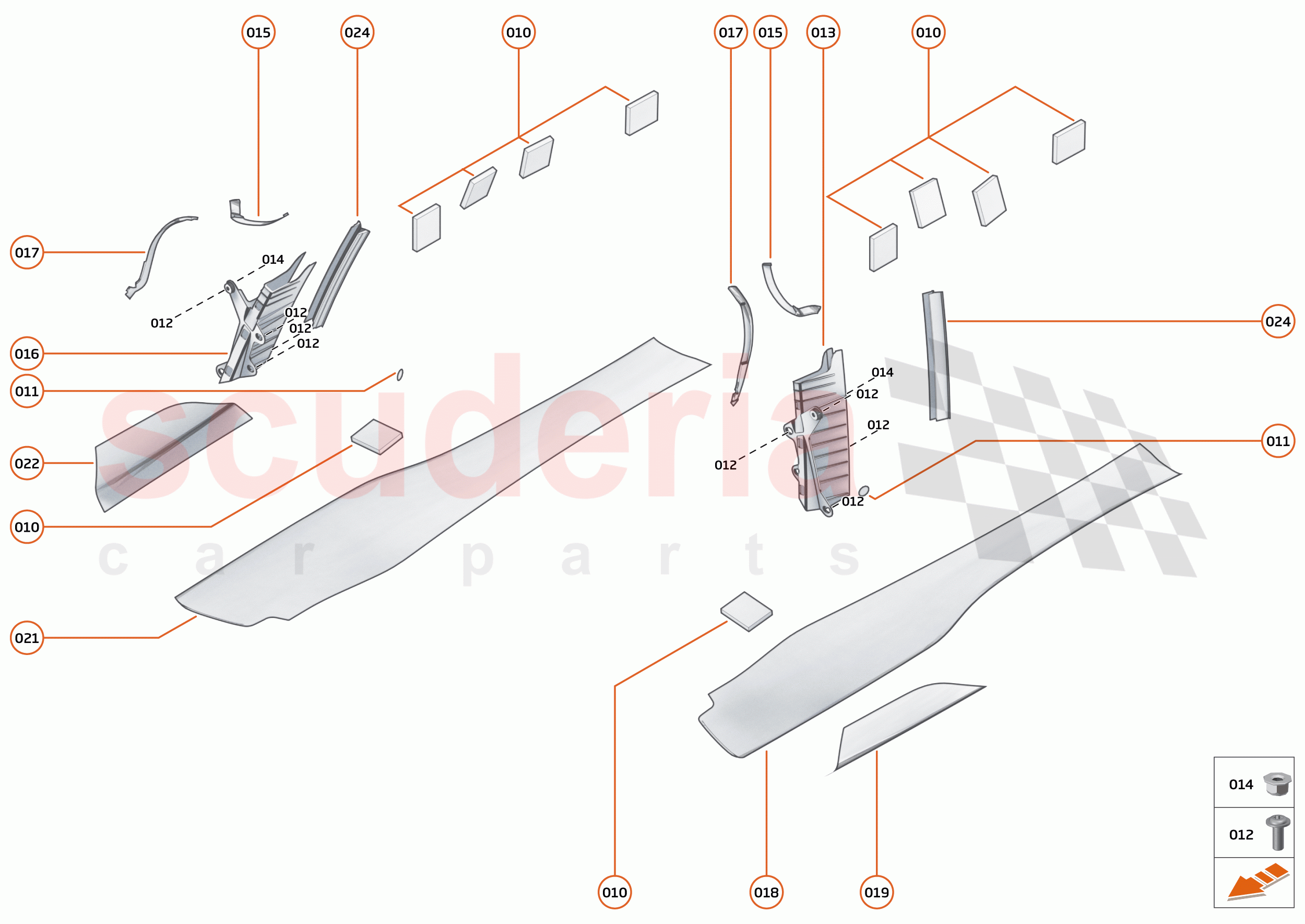 7 - CLOSURES - 7.8 - DOOR HARDWARE of McLaren McLaren 750S Spider