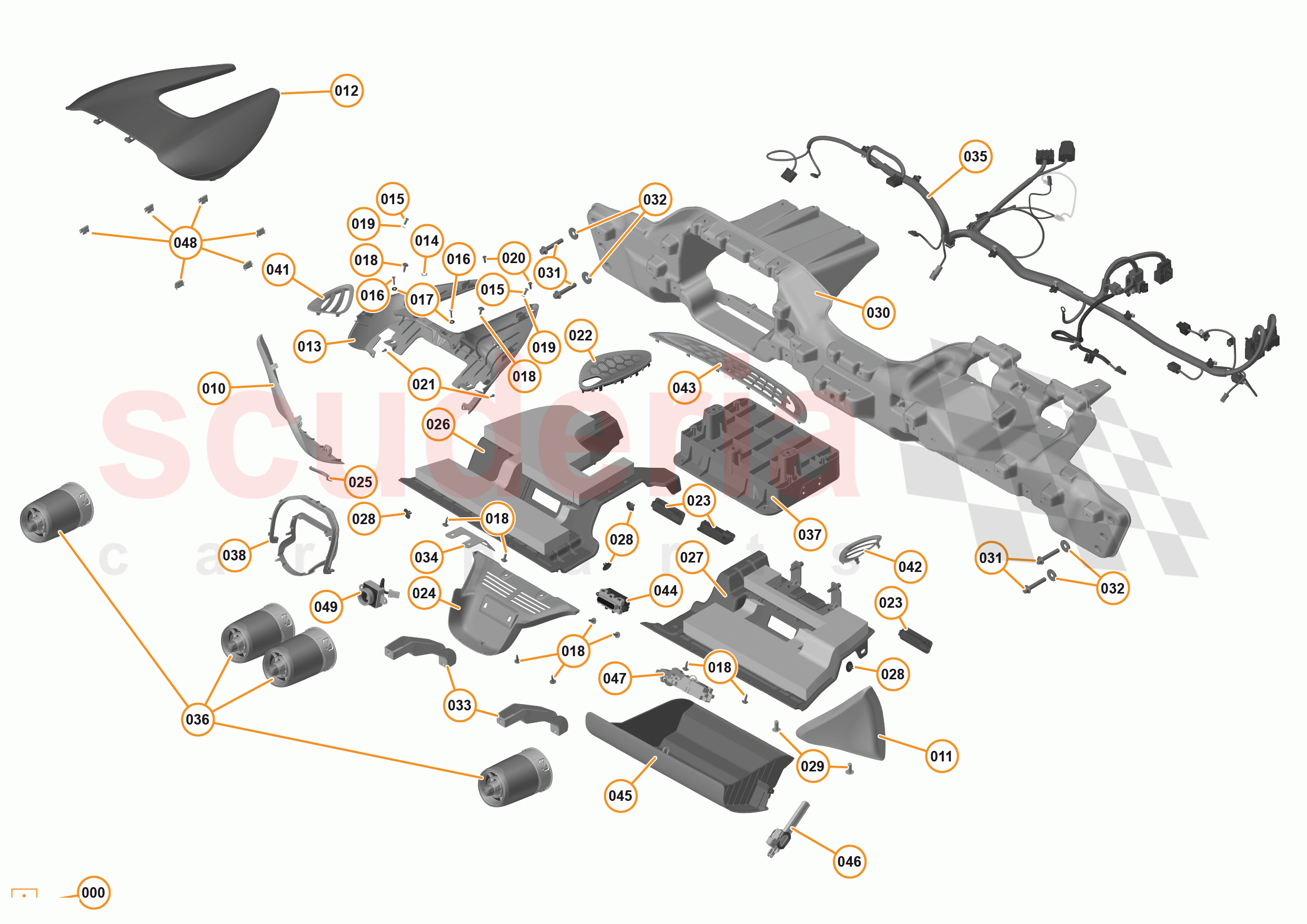 47 - INTERIOR SYSTEMS - 47.1 - FACIA - COMPONENTS & HARDWARE of McLaren McLaren 540C Coupe