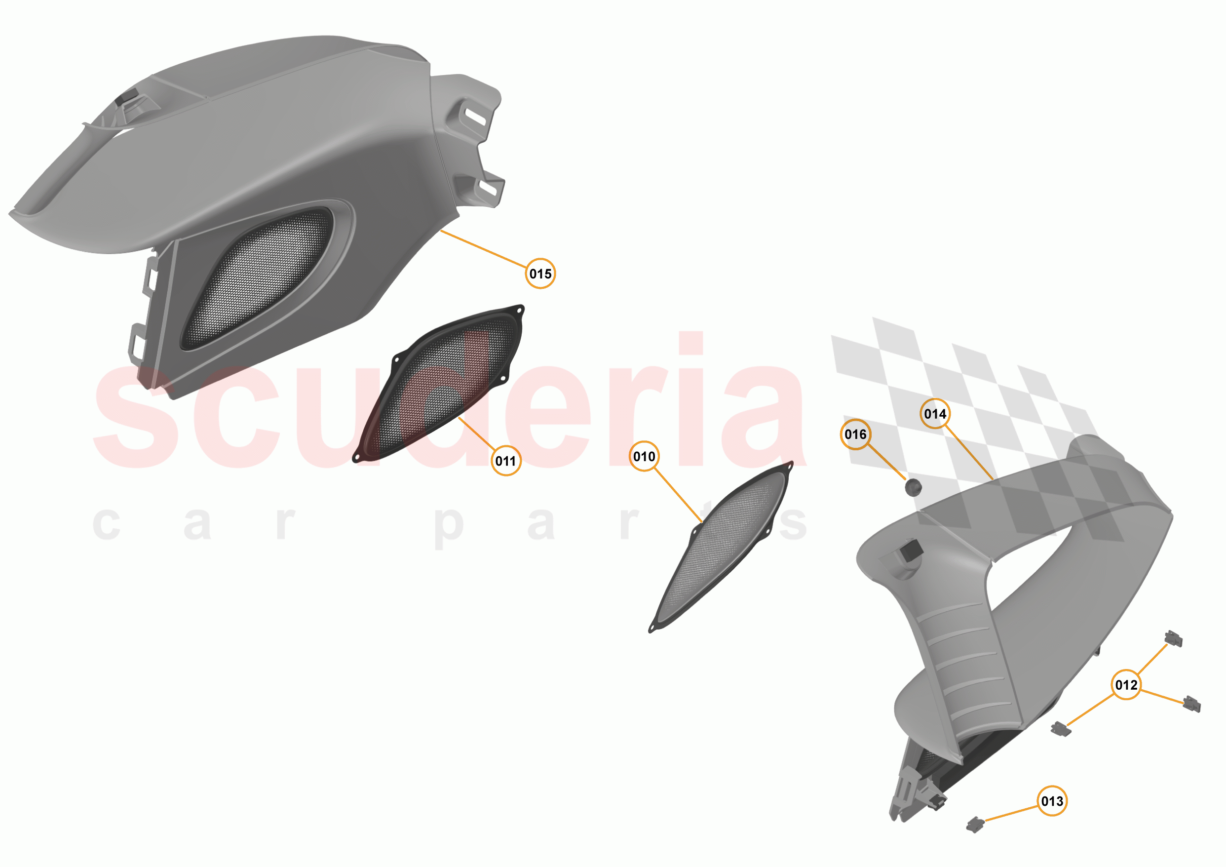 47 - INTERIOR SYSTEMS - 47.23 - LOWER & REAR TRIM - REAR QUARTER TRIM - MID-LINE of McLaren McLaren 570S Coupe