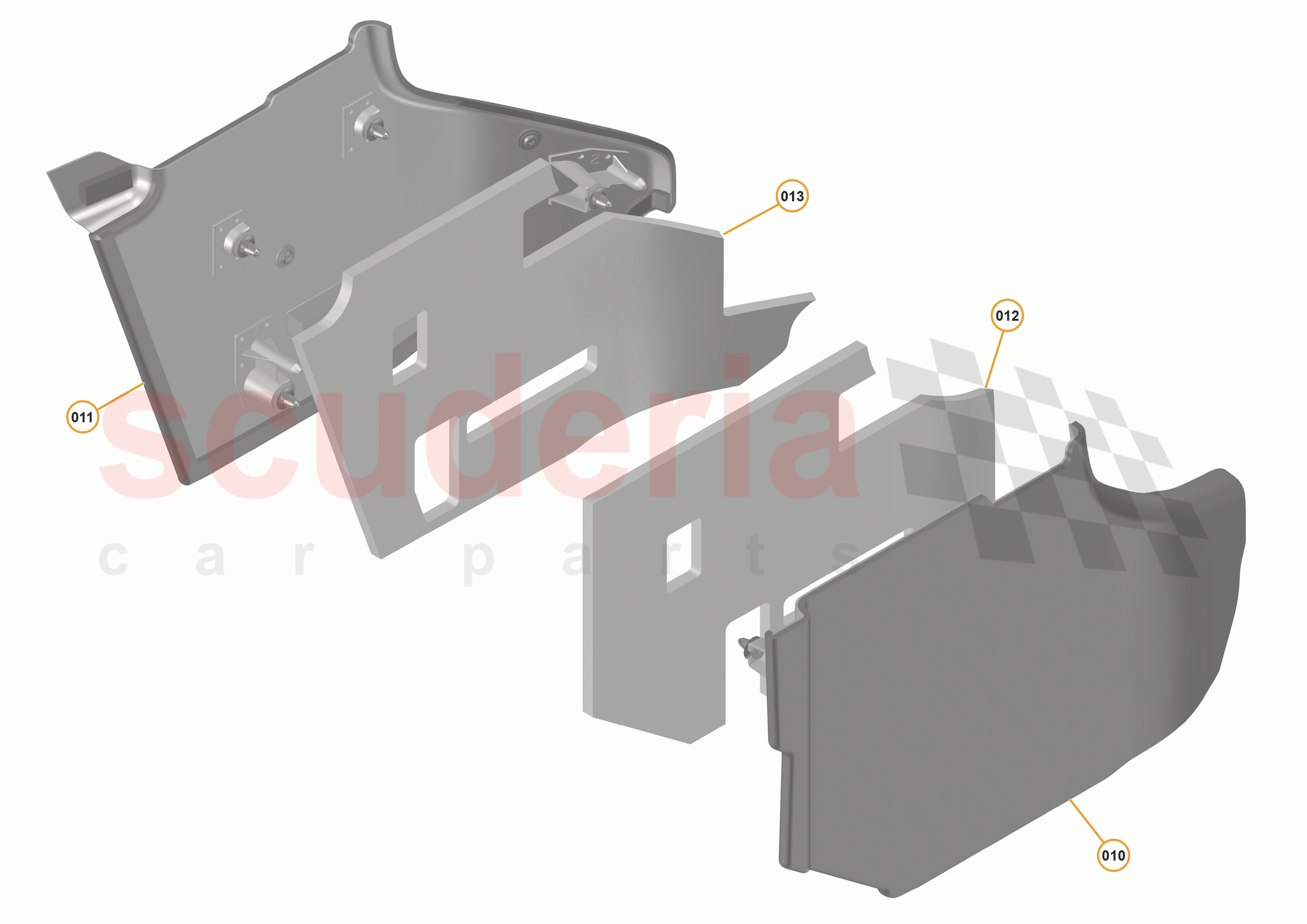 47 - INTERIOR SYSTEMS - 47.21 - LOWER & REAR TRIM - HVAC SHROUDS of McLaren McLaren 570GT