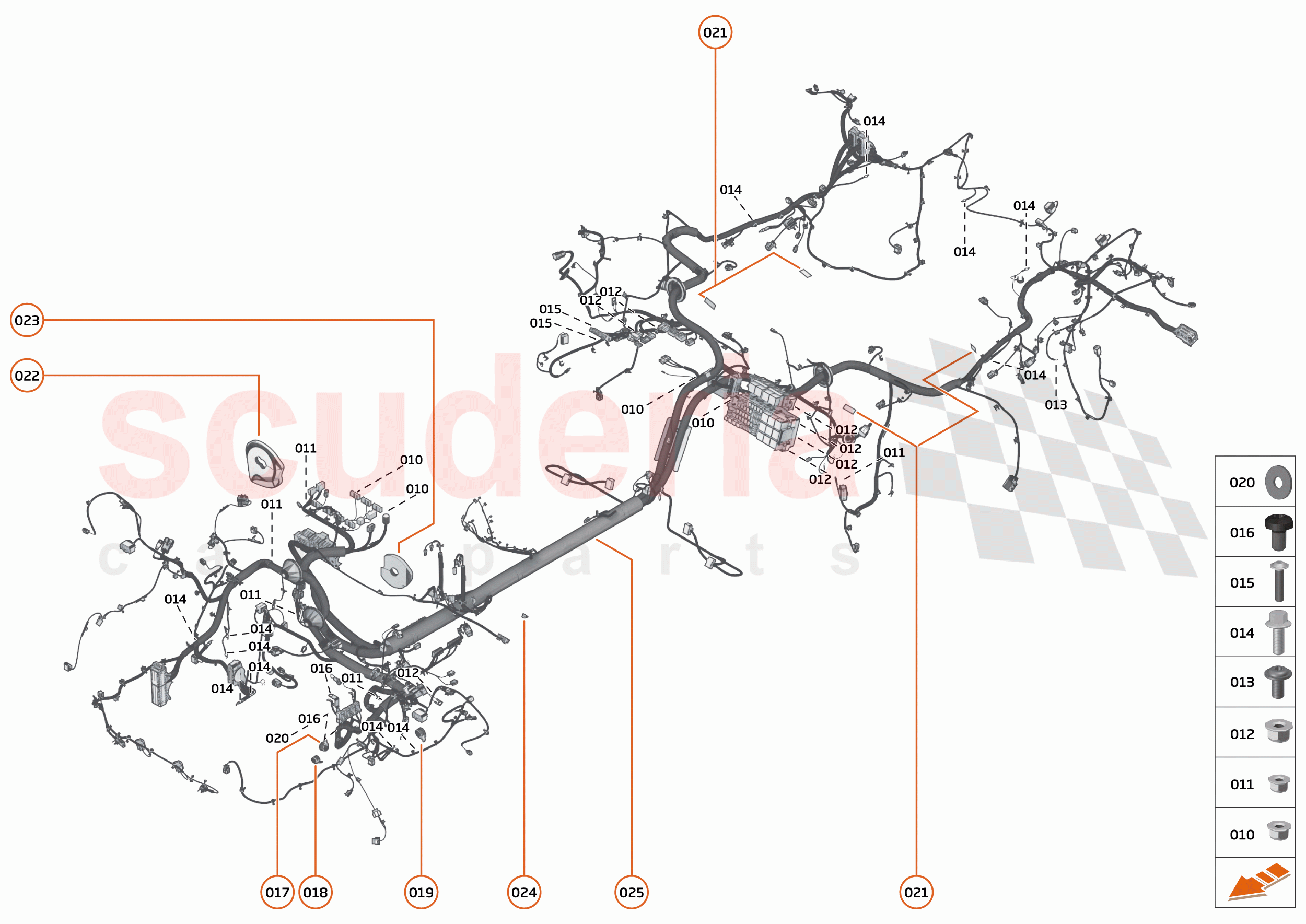 44 - WIRING HARNESS - 44.2 - BODY WIRING HARNESS of McLaren McLaren 750S Spider