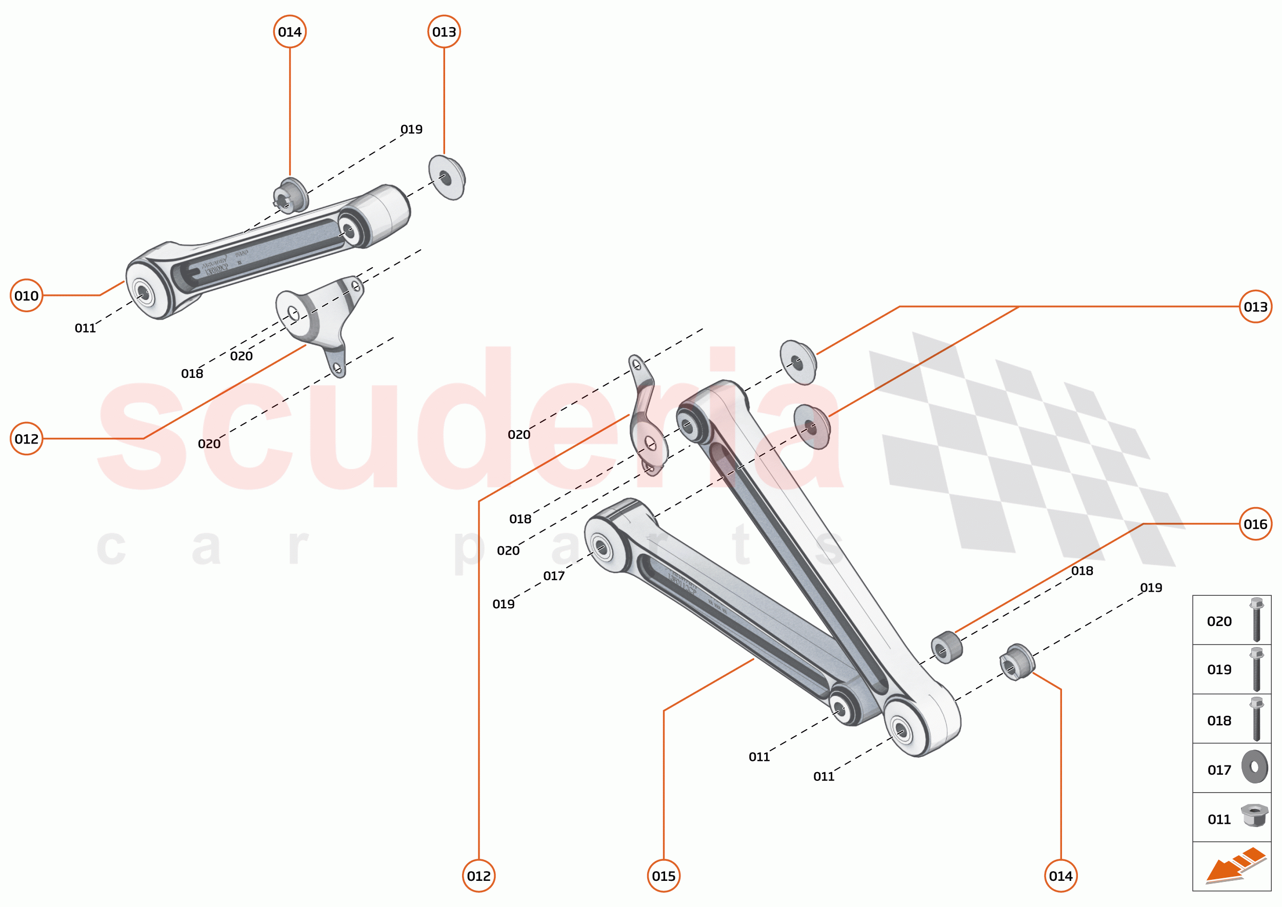 38 - ENGINE MOUNTING - 38.1 - ENGINE MOUNTING SYSTEM of McLaren McLaren 600LT Spider