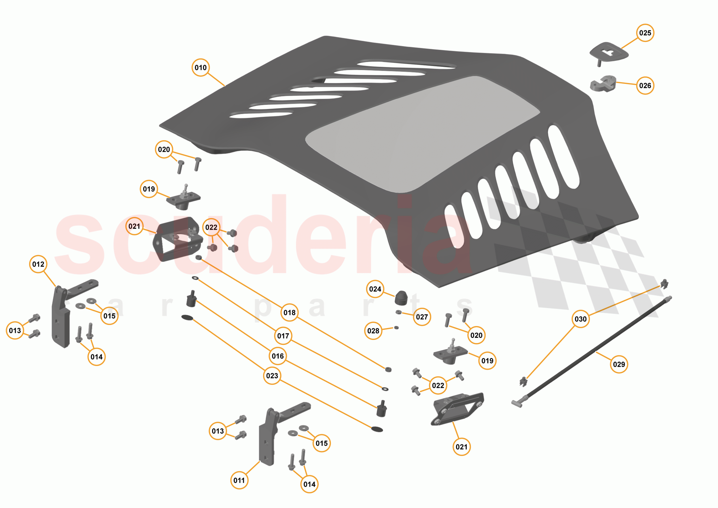 3 - A3 -CLOSURES - 3.8 - 04 - ENGINE COVER of McLaren McLaren 675LT Spider