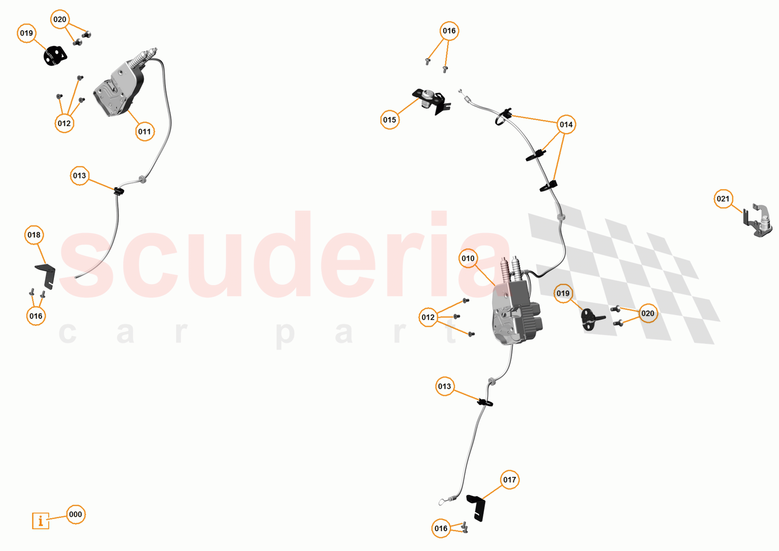 5 - CLOSURES - 5.6 - DOOR LATCH of McLaren McLaren P1 Coupe