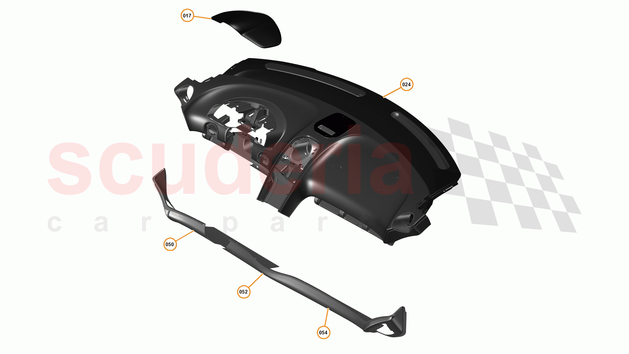 27 - N1 - FACIA - 27.3 - 01 - FACIA - LEATHER of McLaren McLaren 625C Spider