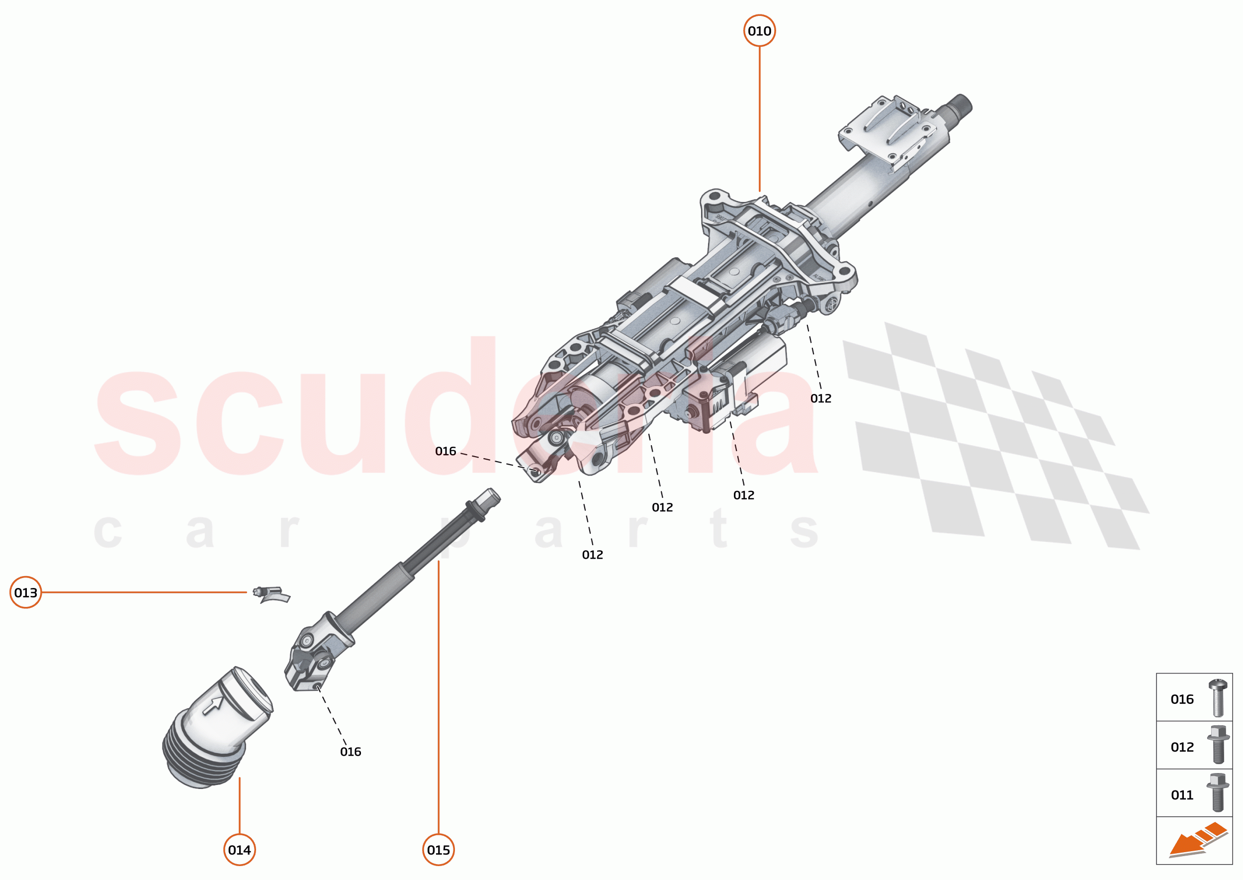 19 - STEERING - 19.4 - STEERING COLUMN of McLaren McLaren Elva