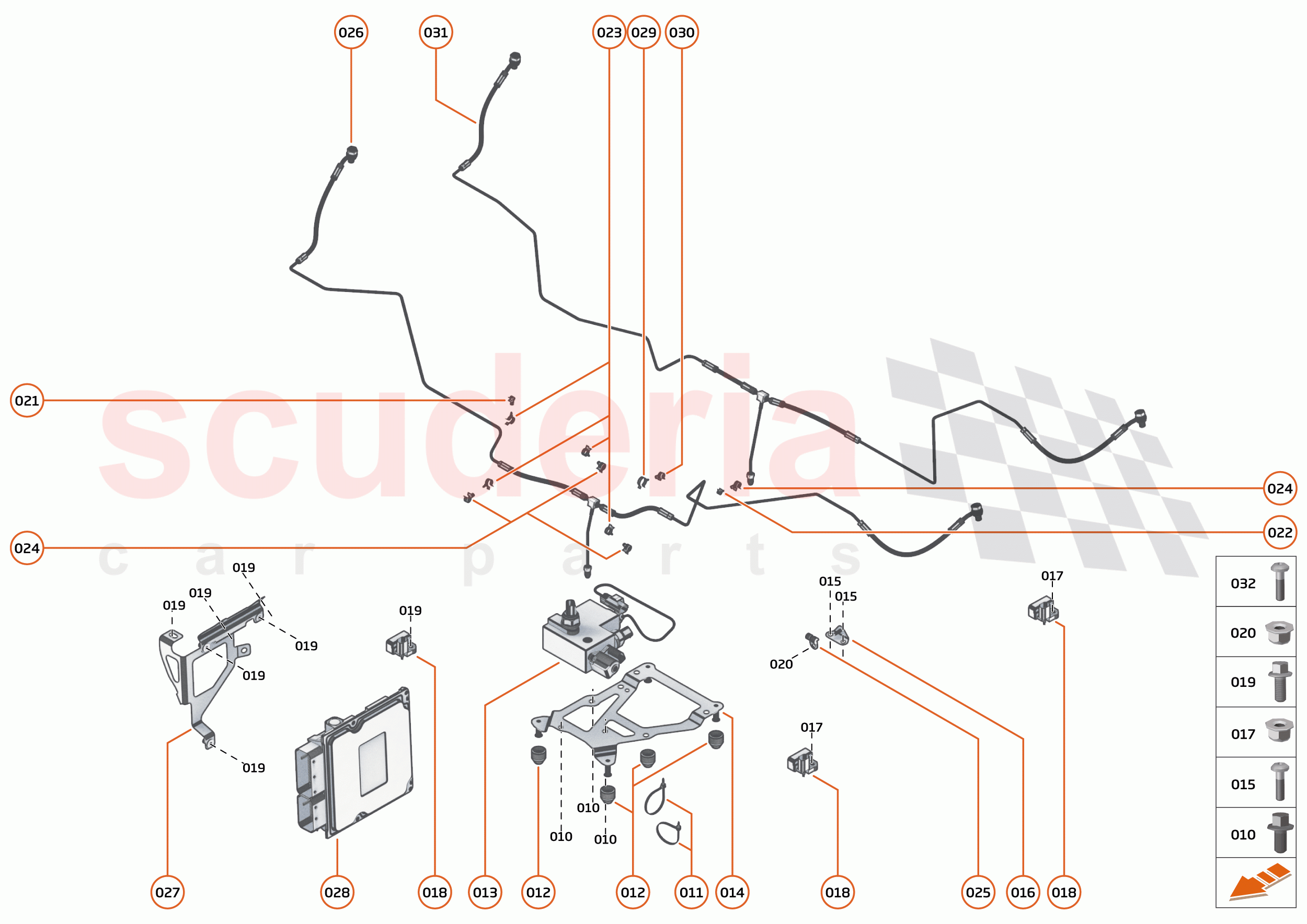 18 - SUSPENSION - 18.10 - SUSPENSION FLUID SYSTEMS of McLaren McLaren GT
