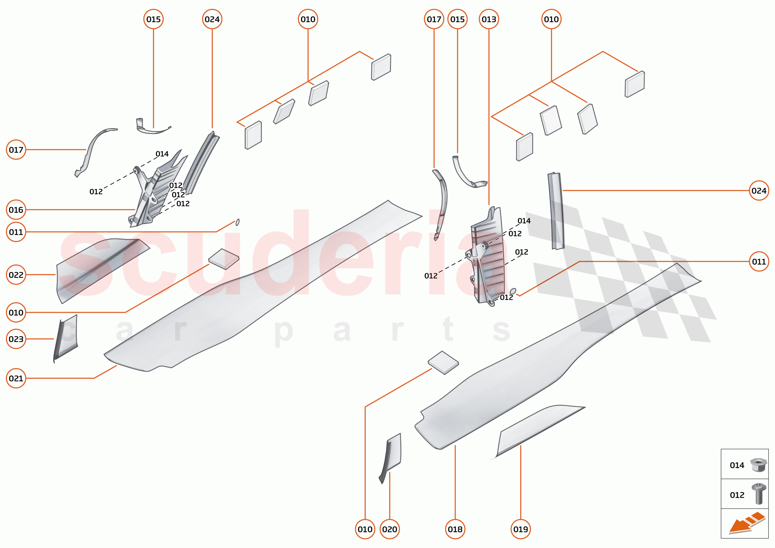 7 - CLOSURES - 7.7 - DOOR HARDWARE of McLaren McLaren 765LT Spider
