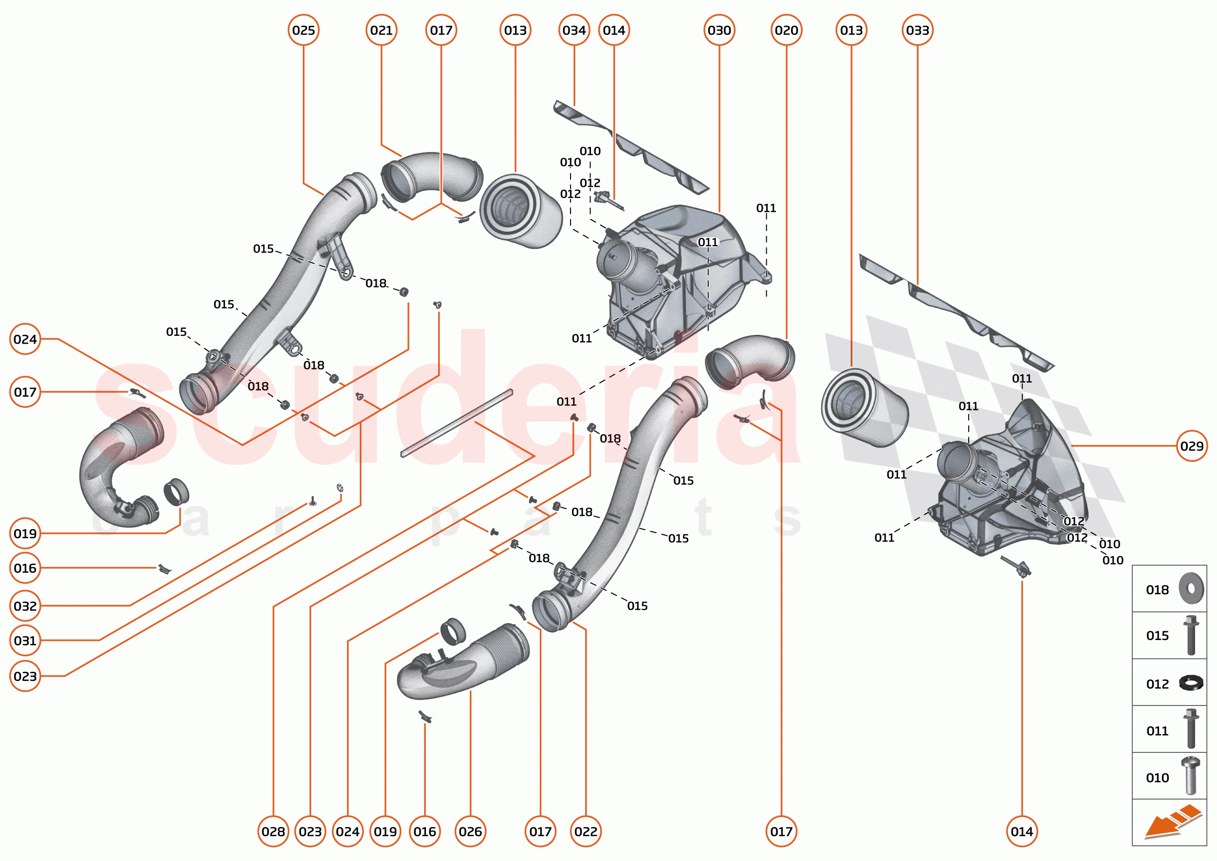 27 - AIR INDUCTION SYSTEMS - AIS - 27.1 - AIS - LOW PRESSURE SYSTEM of McLaren McLaren GT