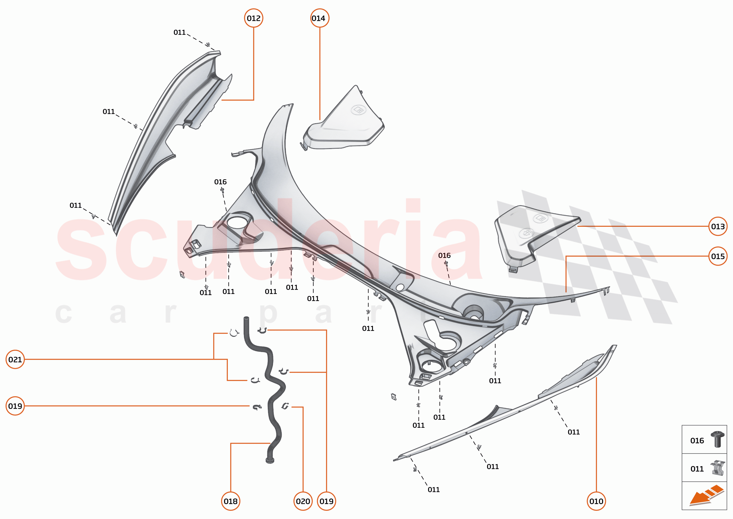 10 - EXTERIOR ORNAMENTATION - 10.2 - FRONT TRIM of McLaren McLaren 720S Spider