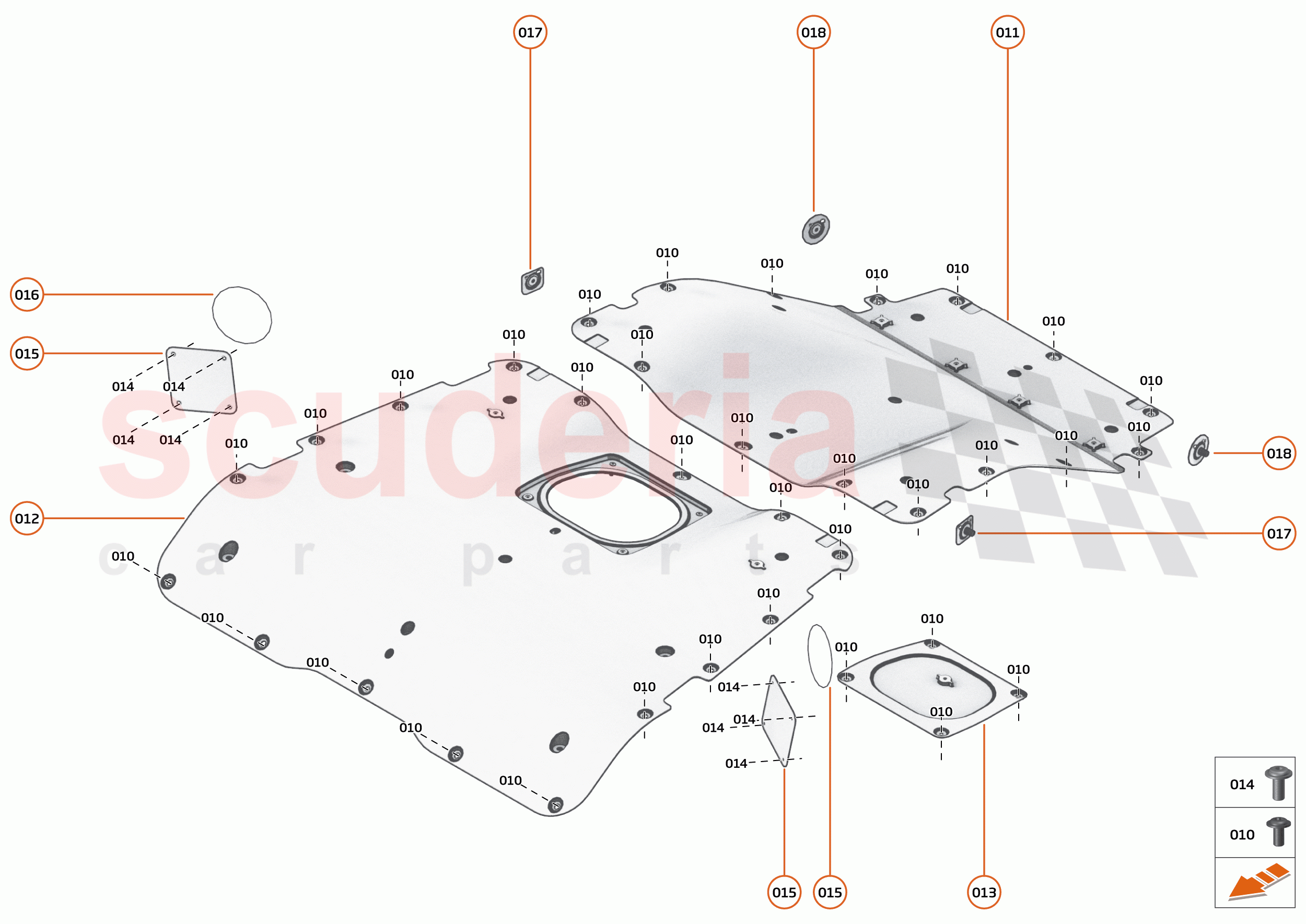 5 - UPPER STRUCTURES - 5.2 - REAR UPPER STRUCTURE of McLaren McLaren GT