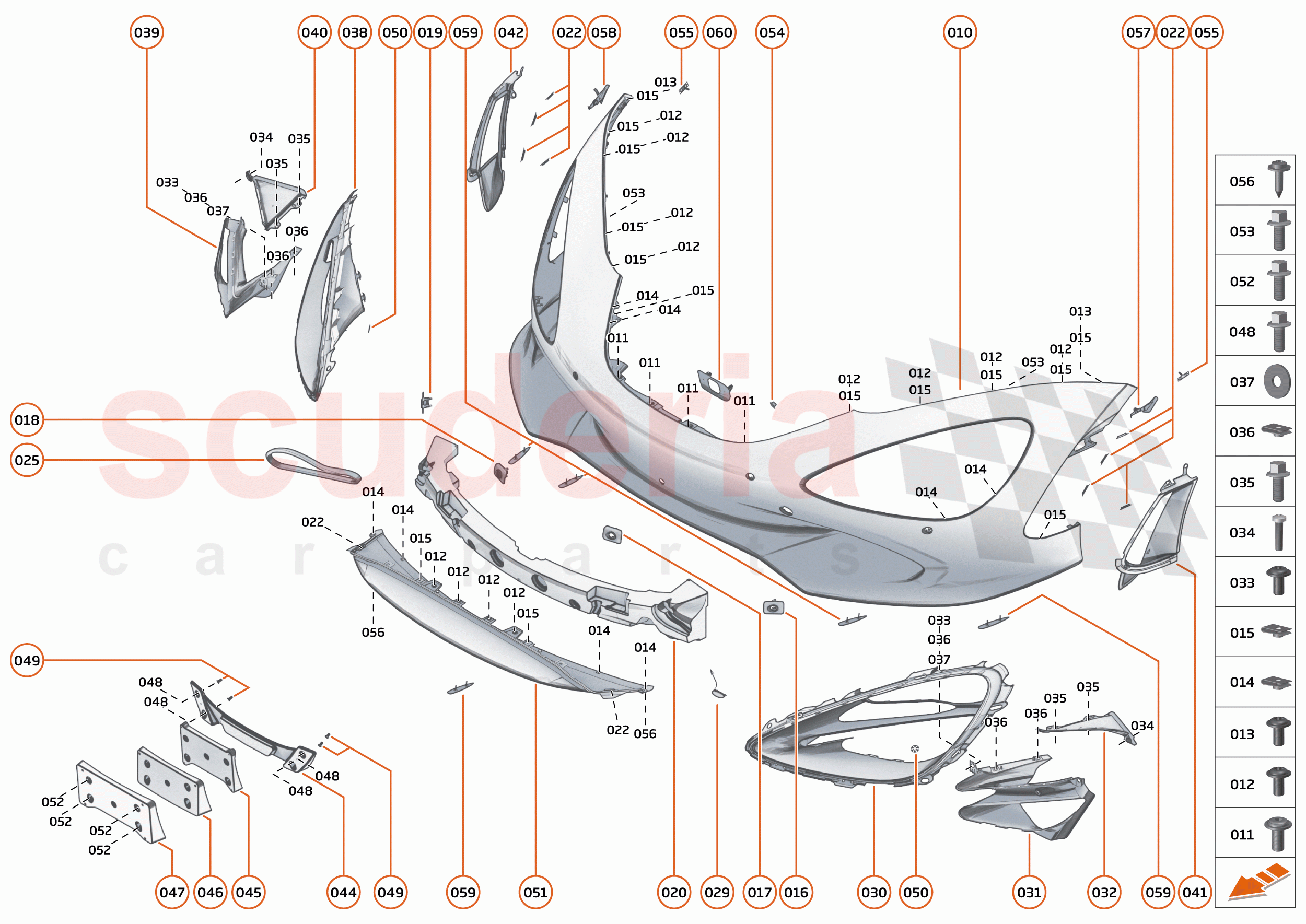 11 - EXTERIOR ORNAMENTATION - 11.1 - FRONT BUMPER of McLaren McLaren 750S Spider