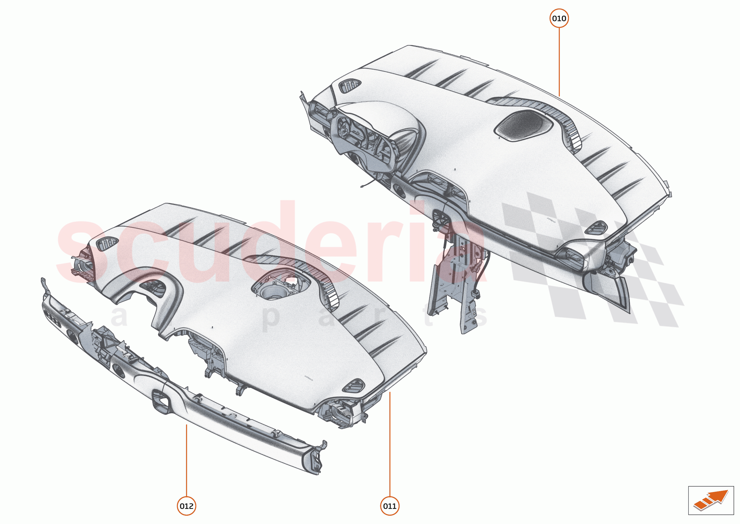 41 - INTERIOR SYSTEMS - 41.2 - ASSY FACIA - ASSEMBLY of McLaren McLaren Artura