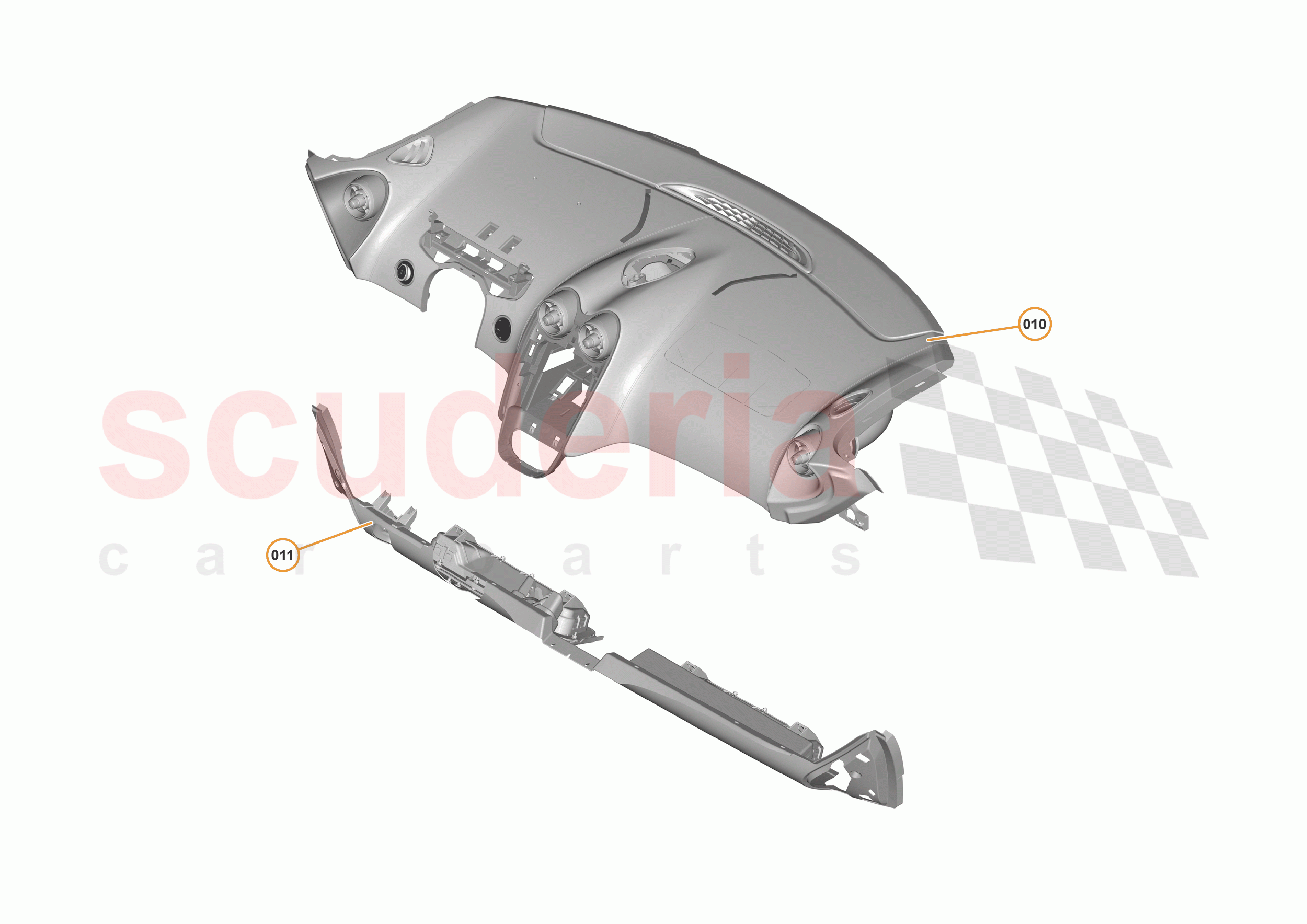 47 - INTERIOR SYSTEMS - 47.3 - FACIA ASSEMBLY - US of McLaren McLaren 570GT