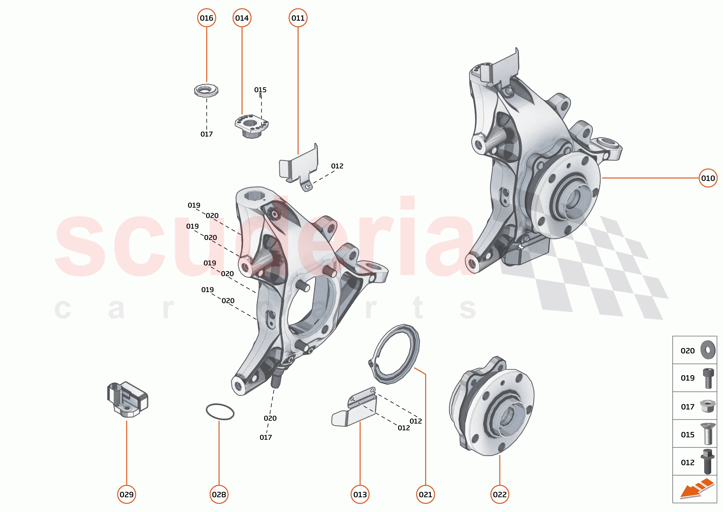 16 - SUSPENSION - 16.5 - UPRIGHTS REAR of McLaren McLaren Elva