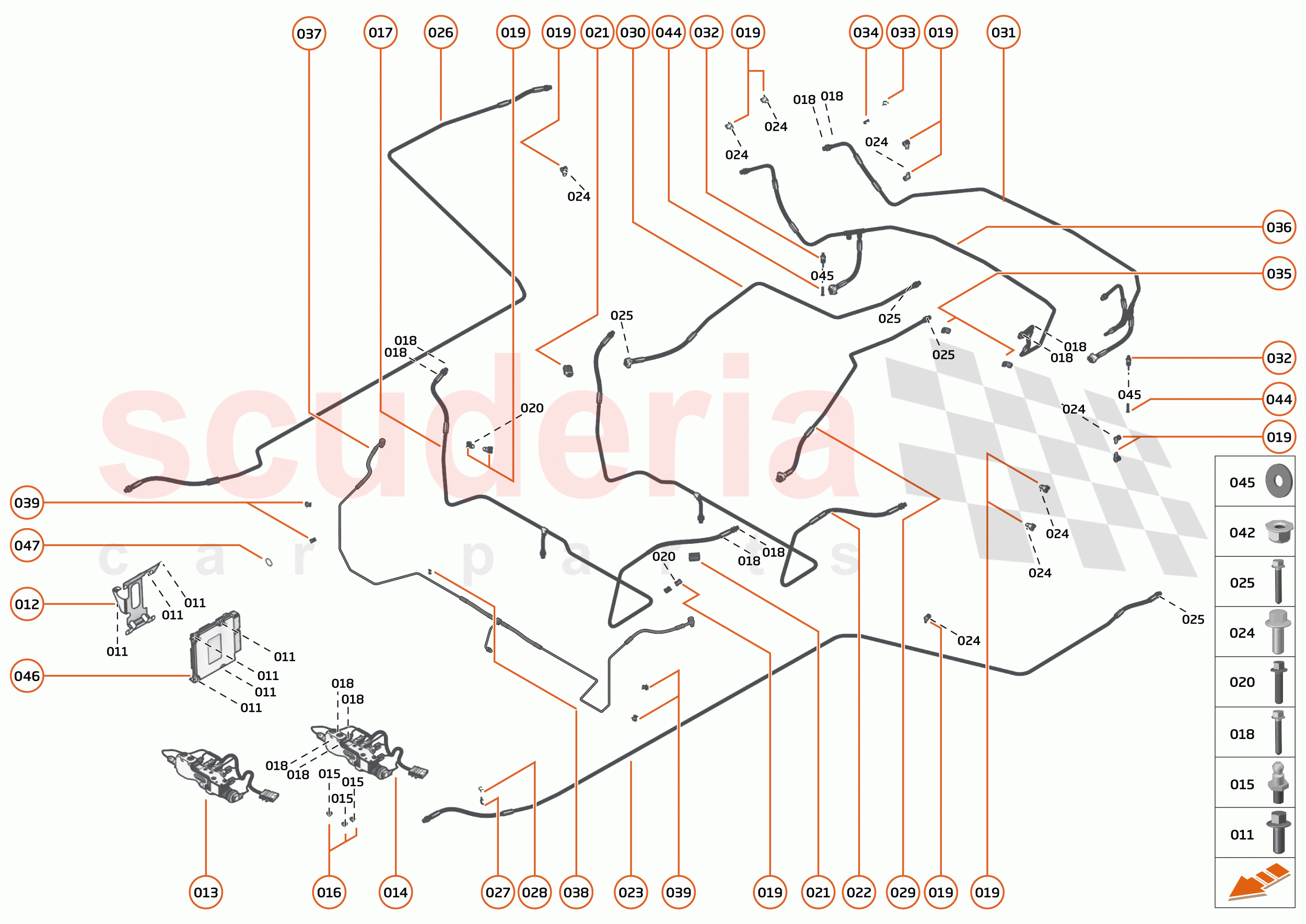 21 - SUSPENSION - SYSTEMS - 21.1 - SUSPENSION FLUID SYSTEMS of McLaren McLaren 750S Spider