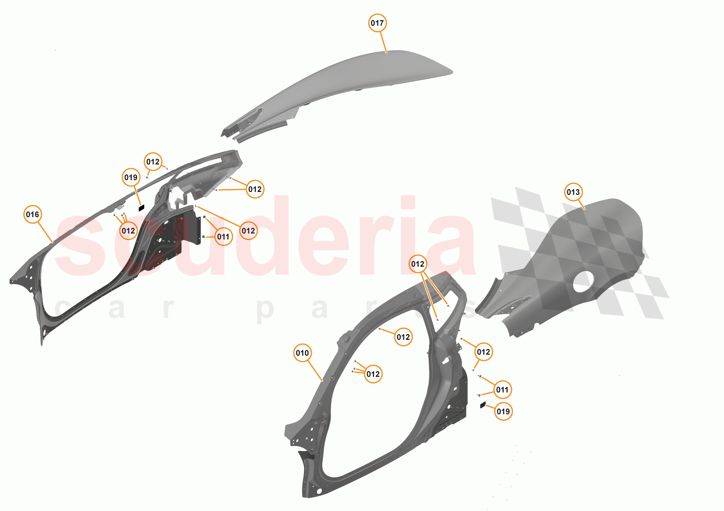 5 - PANELS - 5.2 - BODYSIDE BONDED of McLaren McLaren 540C Coupe