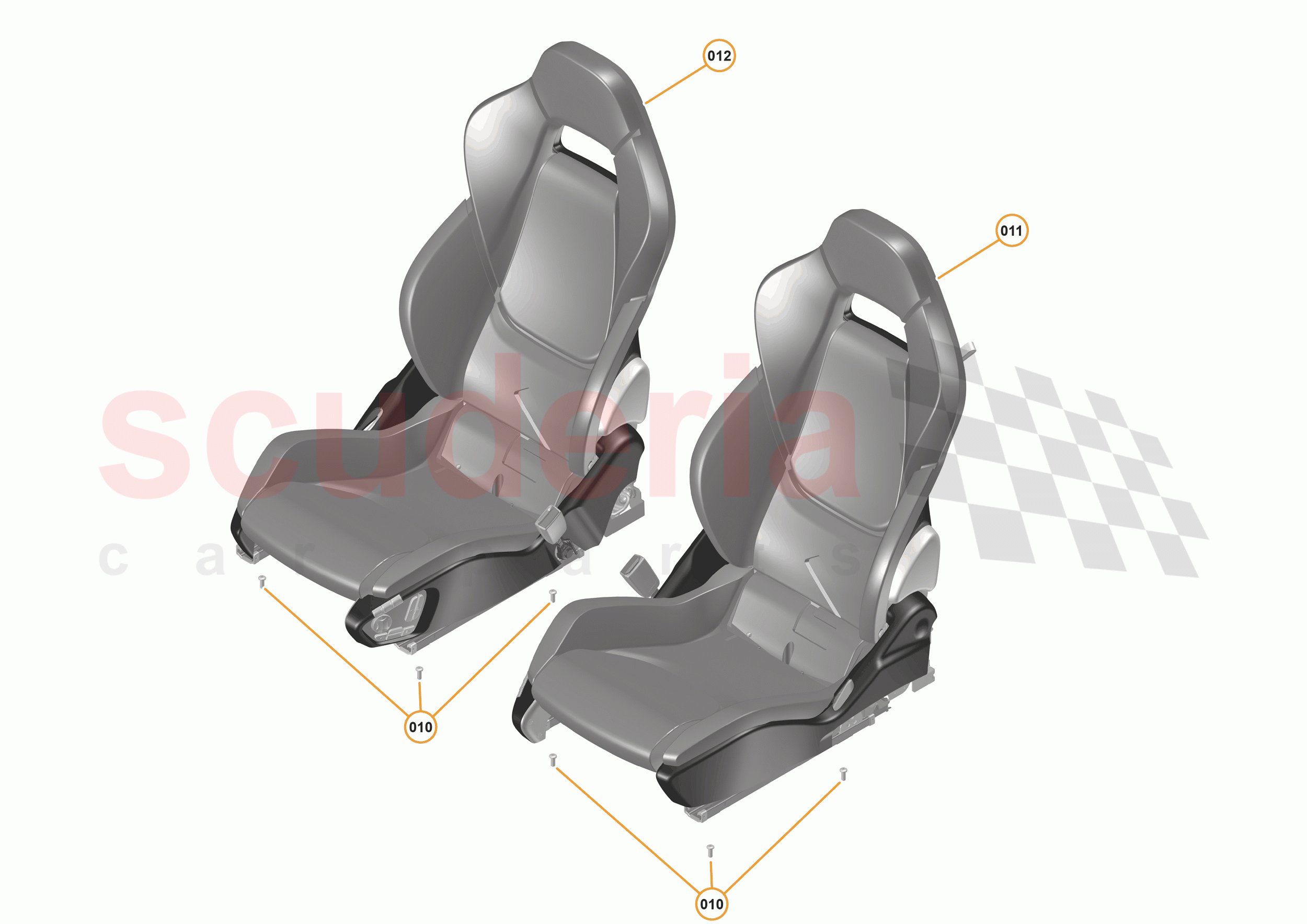 49 - INTERIOR SYSTEMS - 49.14 - SEAT ASSEMBLY - ELECTRIC of McLaren McLaren 570S Spider