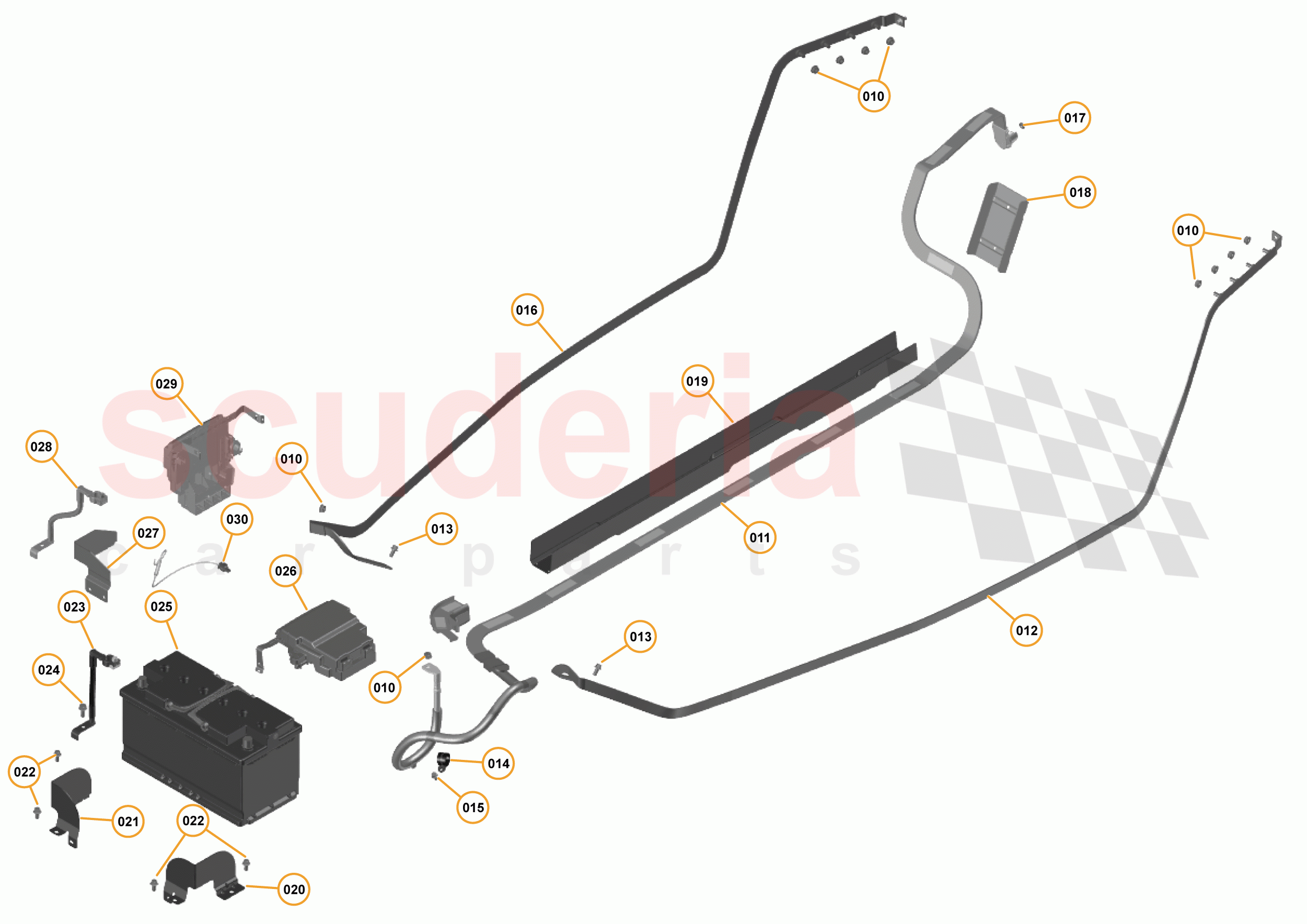 23 - M1 - ELECTRICAL DISTRIBUTION - 23.1 - 01 - ELECTRICAL DISTRIBUTION - POWER DISTRIBUTION of McLaren McLaren 675LT Spider