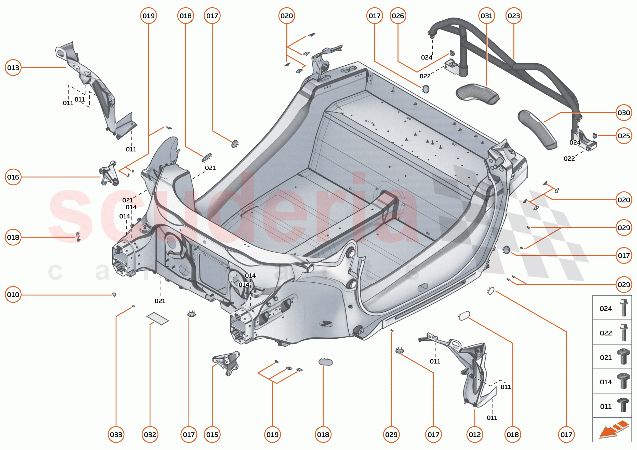 2 - MID STRUCTURES - 2.1 - MONOCOQUE of McLaren McLaren 765LT