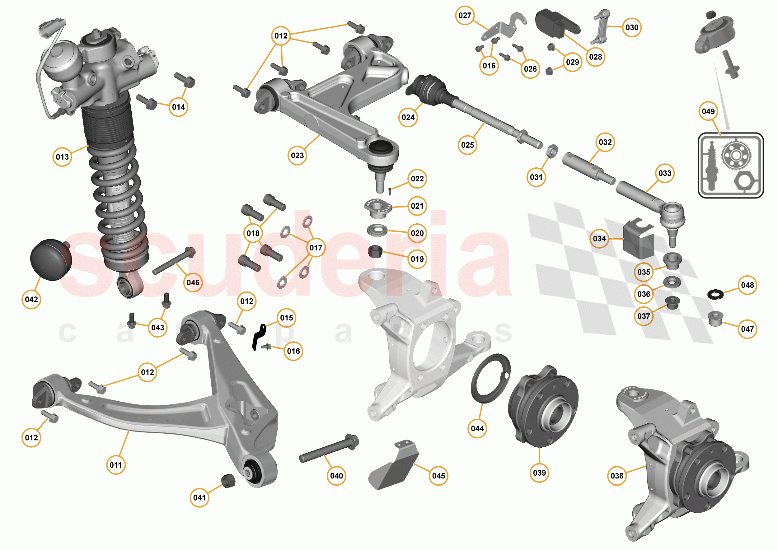 7 - B2 - REAR SUSPENSION - 7.1 - 01 - REAR SUSPENSION LH of McLaren McLaren 675LT Coupe