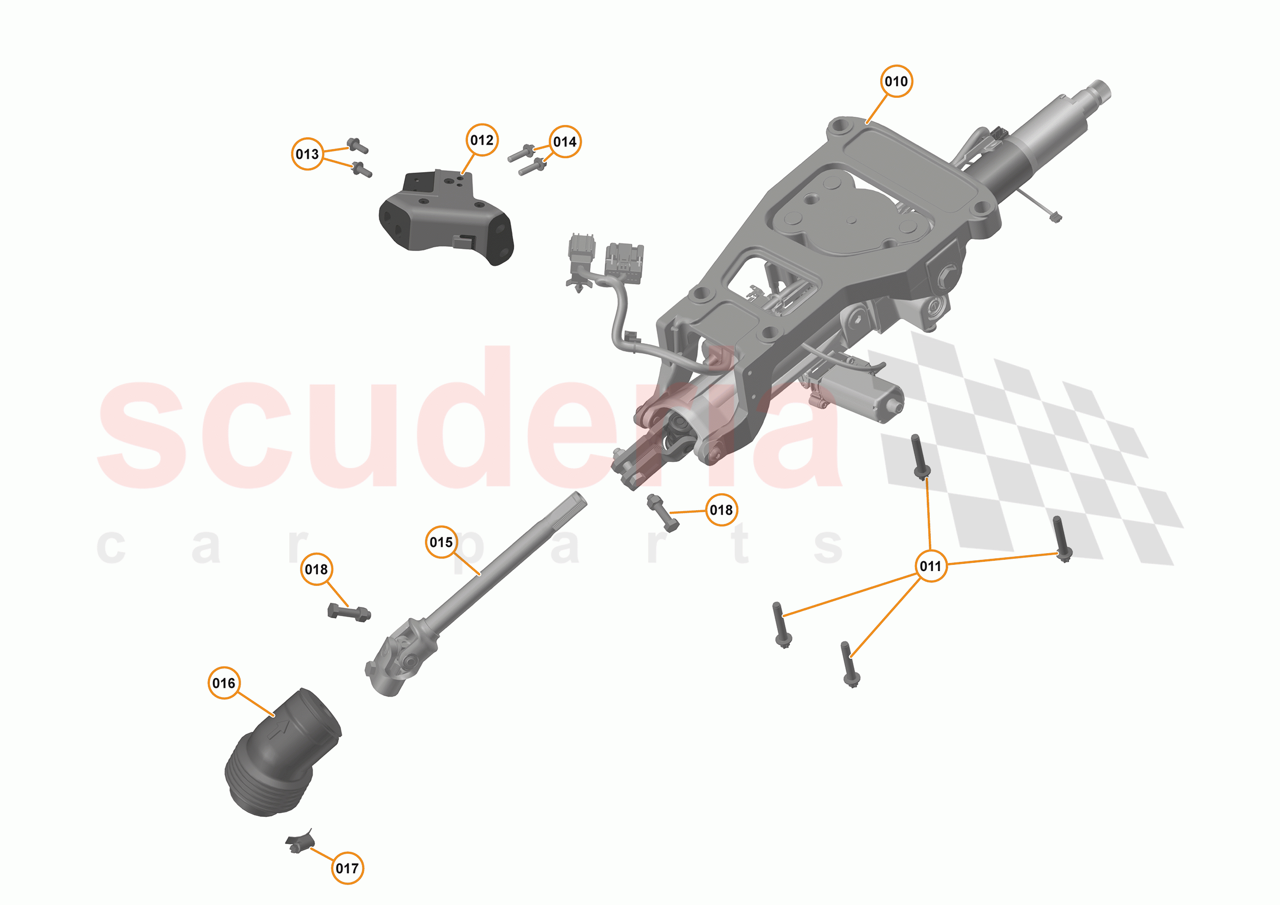 25 - STEERING - 25.5 - STEERING COLUMN - ELECTRIC of McLaren McLaren 570S Coupe