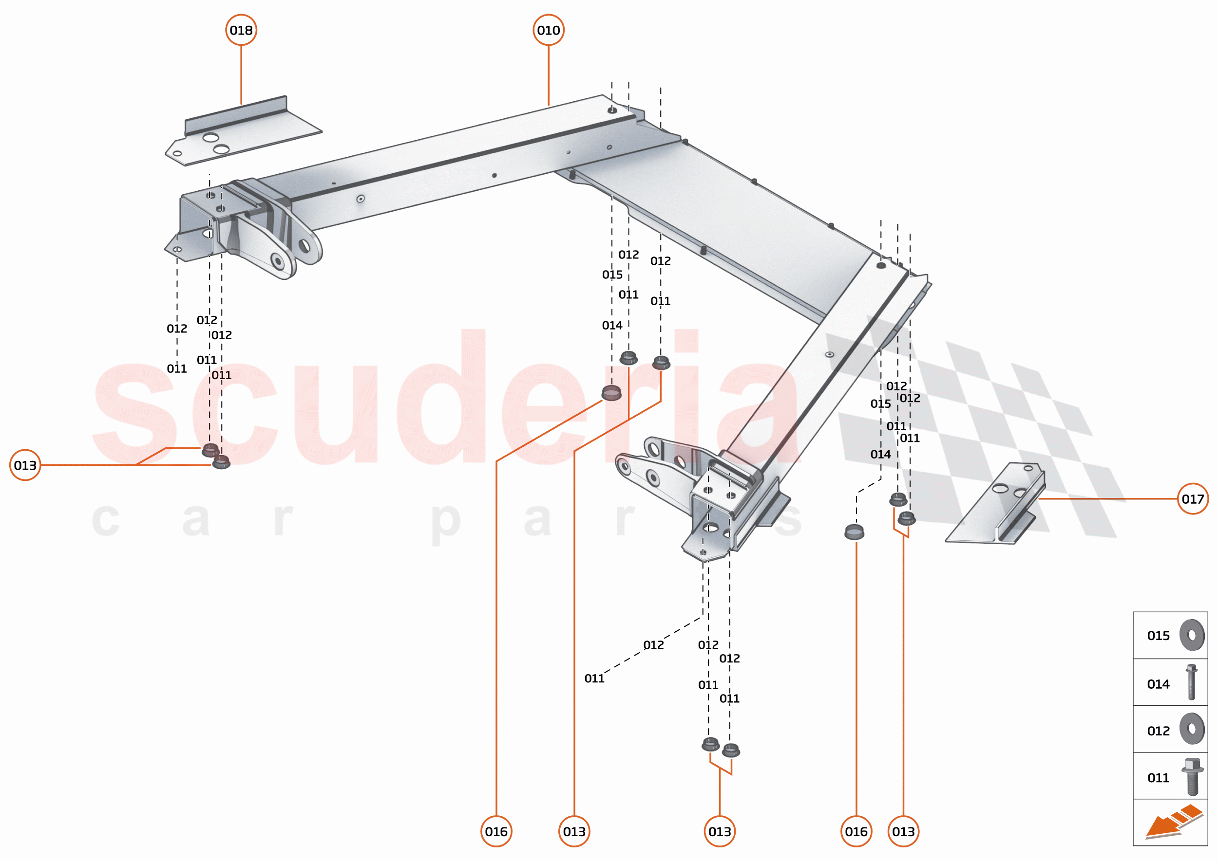 3 - REAR STRUCTURES - 3.3 - ENGINE CRADLE of McLaren McLaren 600LT Spider