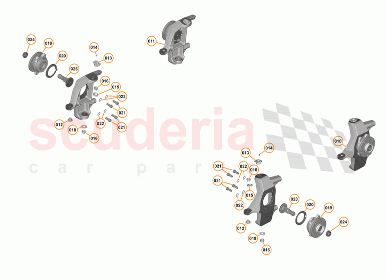 17 - SUSPENSION - FRONT - 17.2 - UPRIGHTS FRONT of McLaren McLaren 570S Spider