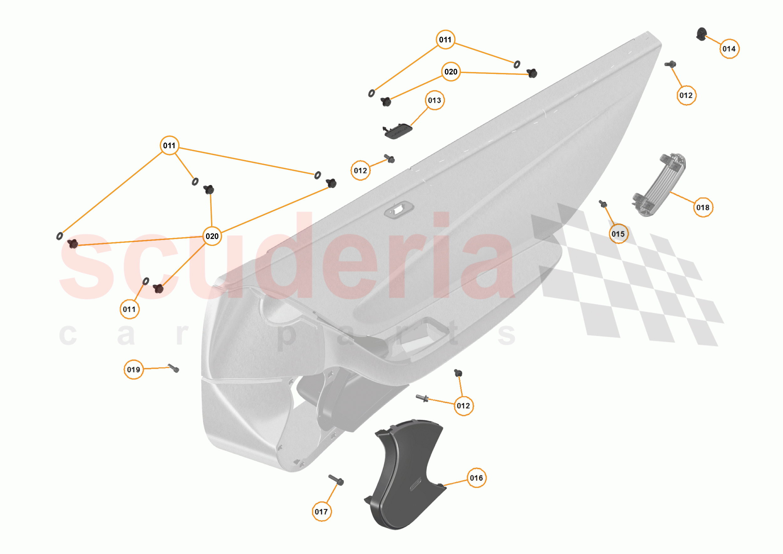 33 - N7 - DOOR CASINGS - 33.1 - 01 - DOOR CASINGS - MISC of McLaren McLaren 625C Coupe