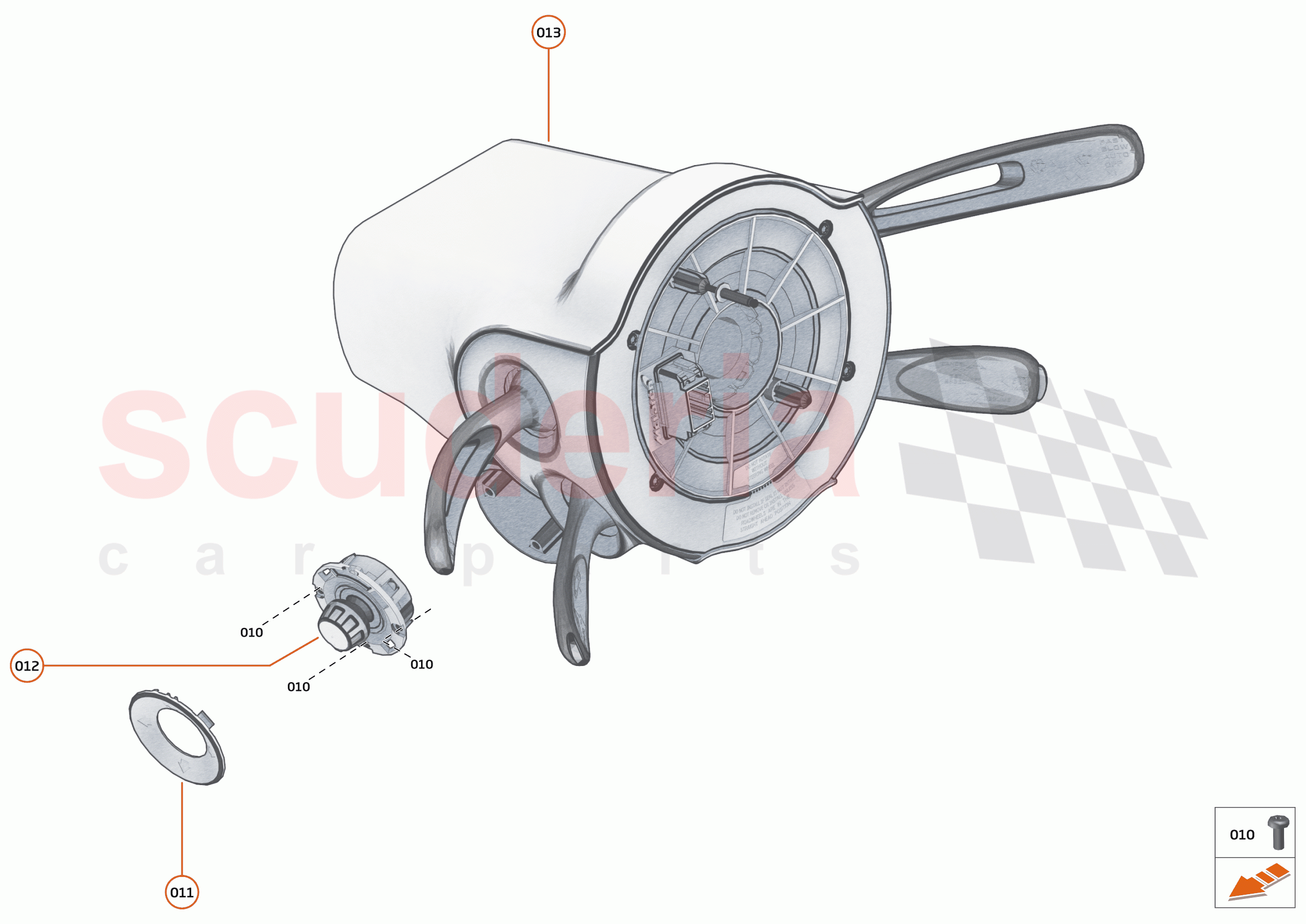 43 - ELECTRICAL SYSTEMS - 43.8 - STEERING COLUMN MODULE of McLaren McLaren 600LT