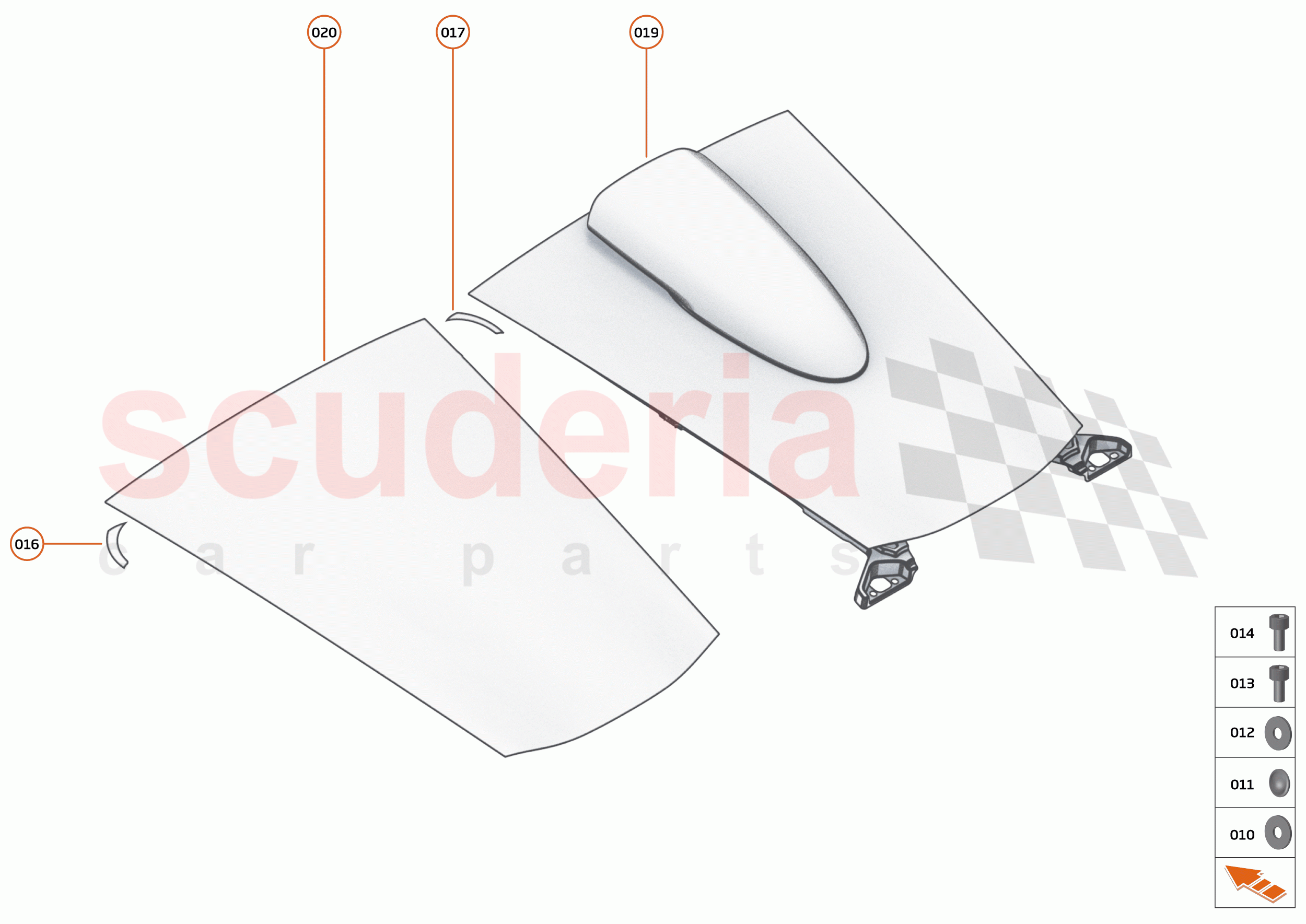 9 - GLAZING - 9.2 - TAILGATE/ENGINE COVER GLAZING-FIXED of McLaren McLaren 765LT