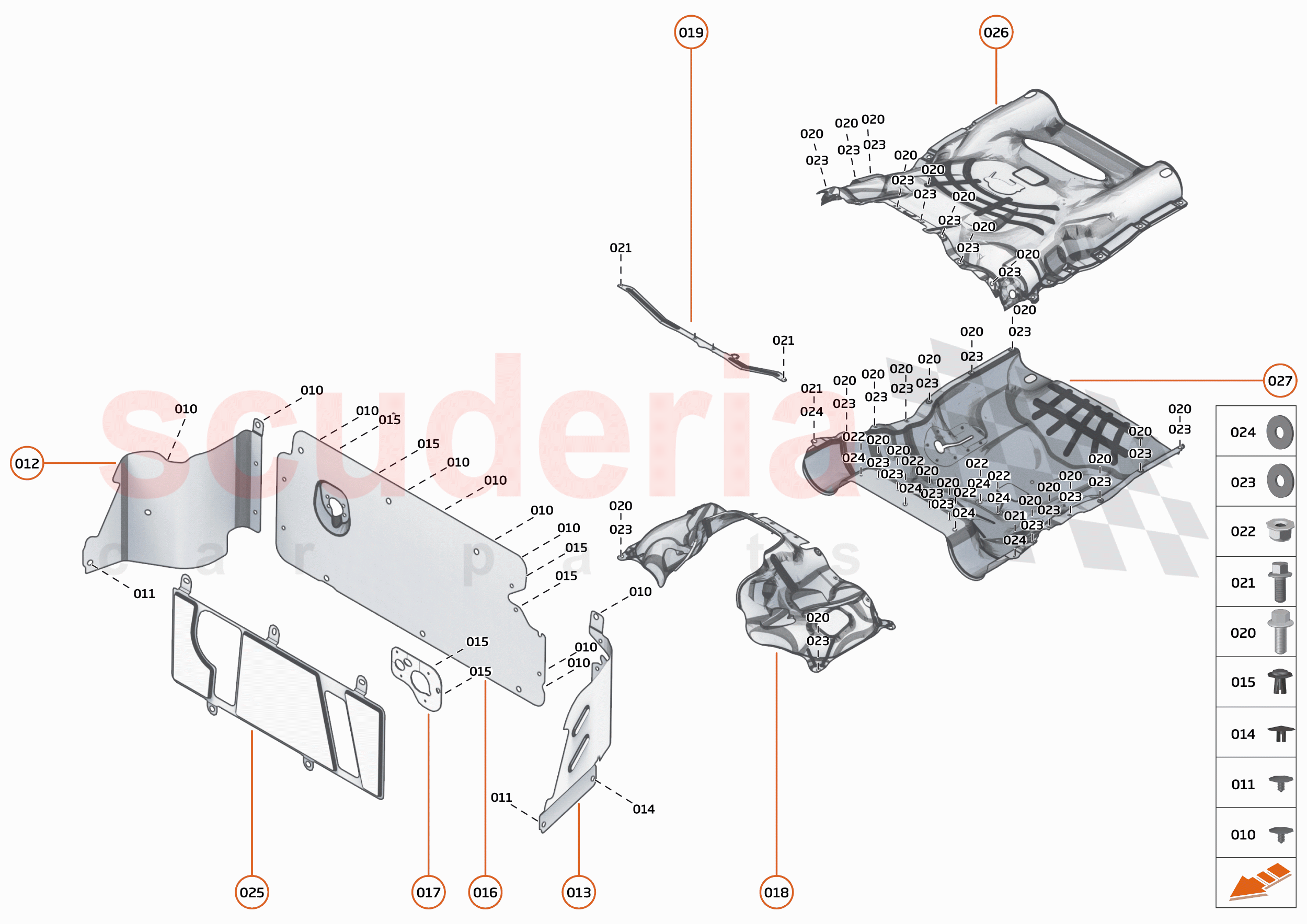 25 - NVH - HEAT INSULATION - 25.2 - INSULATION - VEHICLE MOUNTED of McLaren McLaren Elva