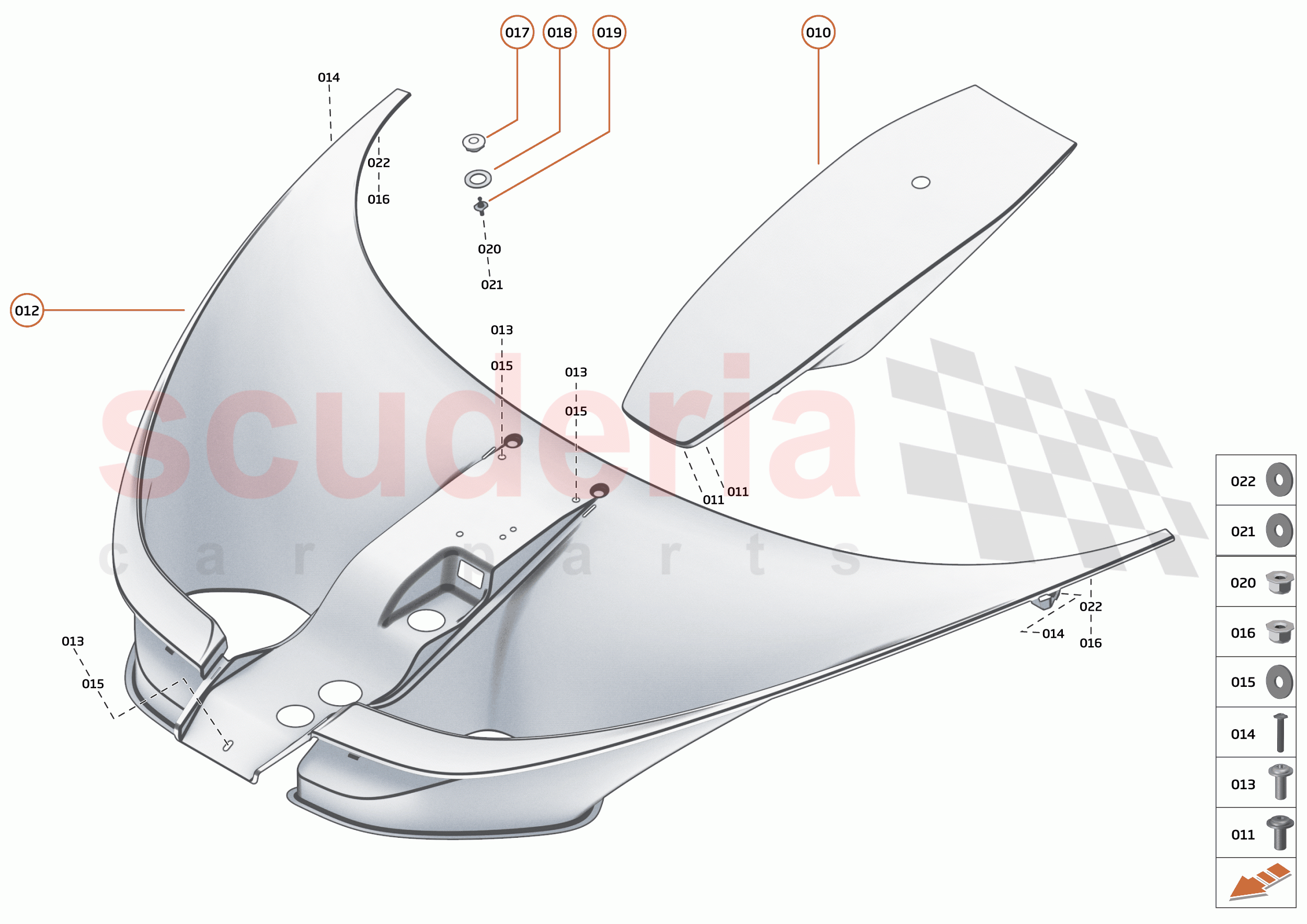 7 - CLOSURES - 7.1 - BONNET STRUCTURE of McLaren McLaren Senna GTR