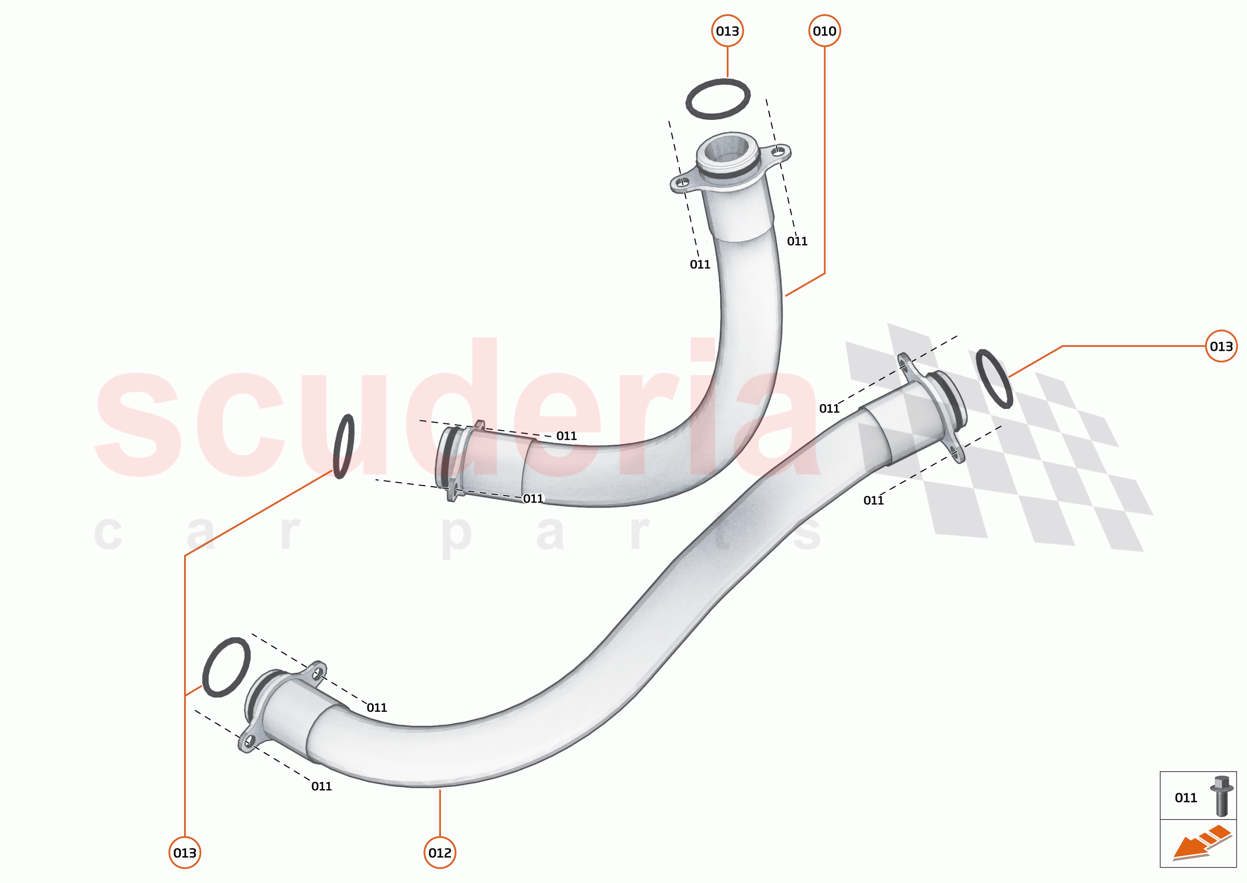 36 - ENGINE OIL SYSTEM - 36.2 - ENGINE OIL FEED & RETURN HOSES of McLaren McLaren 600LT Spider
