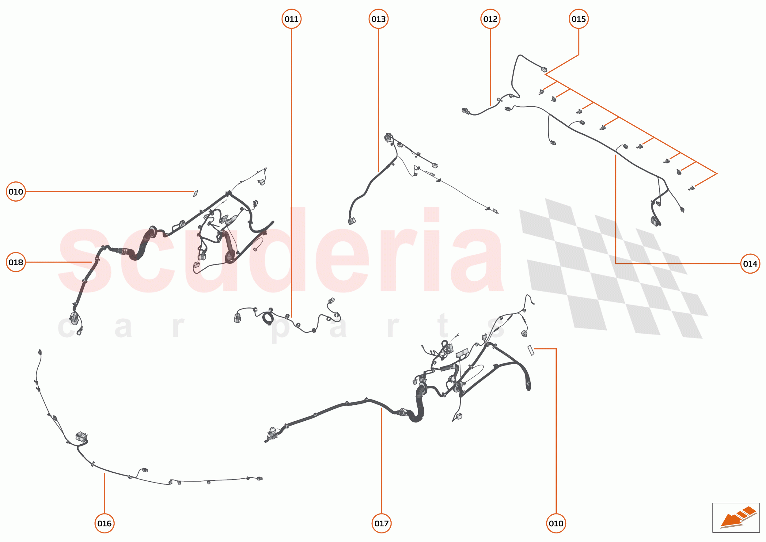 42 - WIRING HARNESS - 42.3 - NON-BODY WIRING HARNESS of McLaren McLaren 600LT
