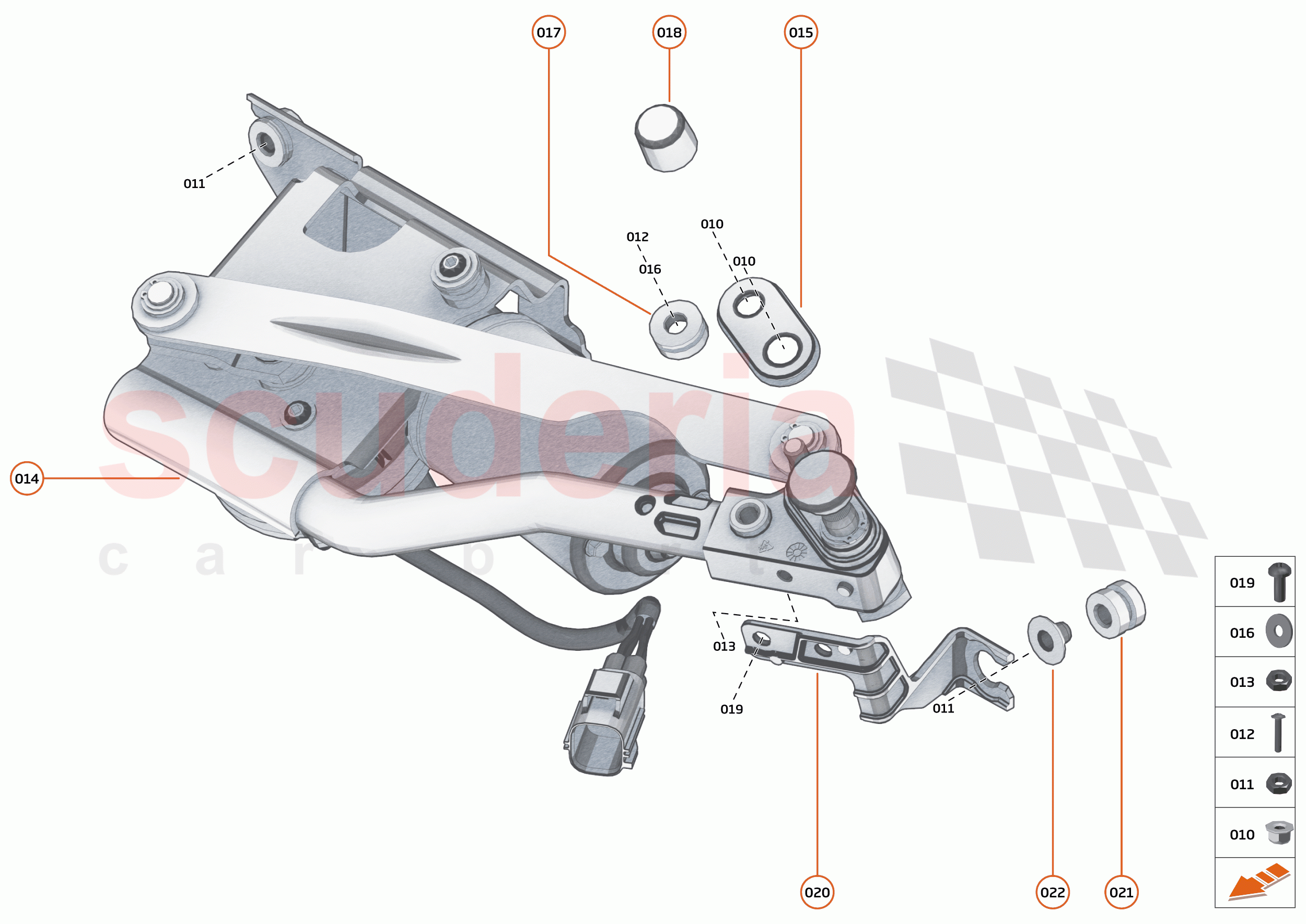 13 - WIPERS AND WASHER SYSTEM - 13.3 - WINDSCREEN WIPER LINKAGE of McLaren McLaren Speedtail