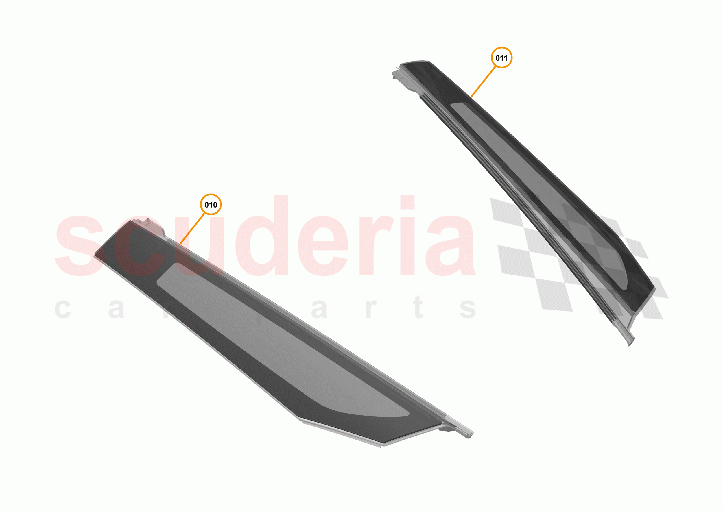 11 - GLAZING - EXTERIOR - 11.3 - TAILGATE GLASS - FIXED of McLaren McLaren 720S Coupe