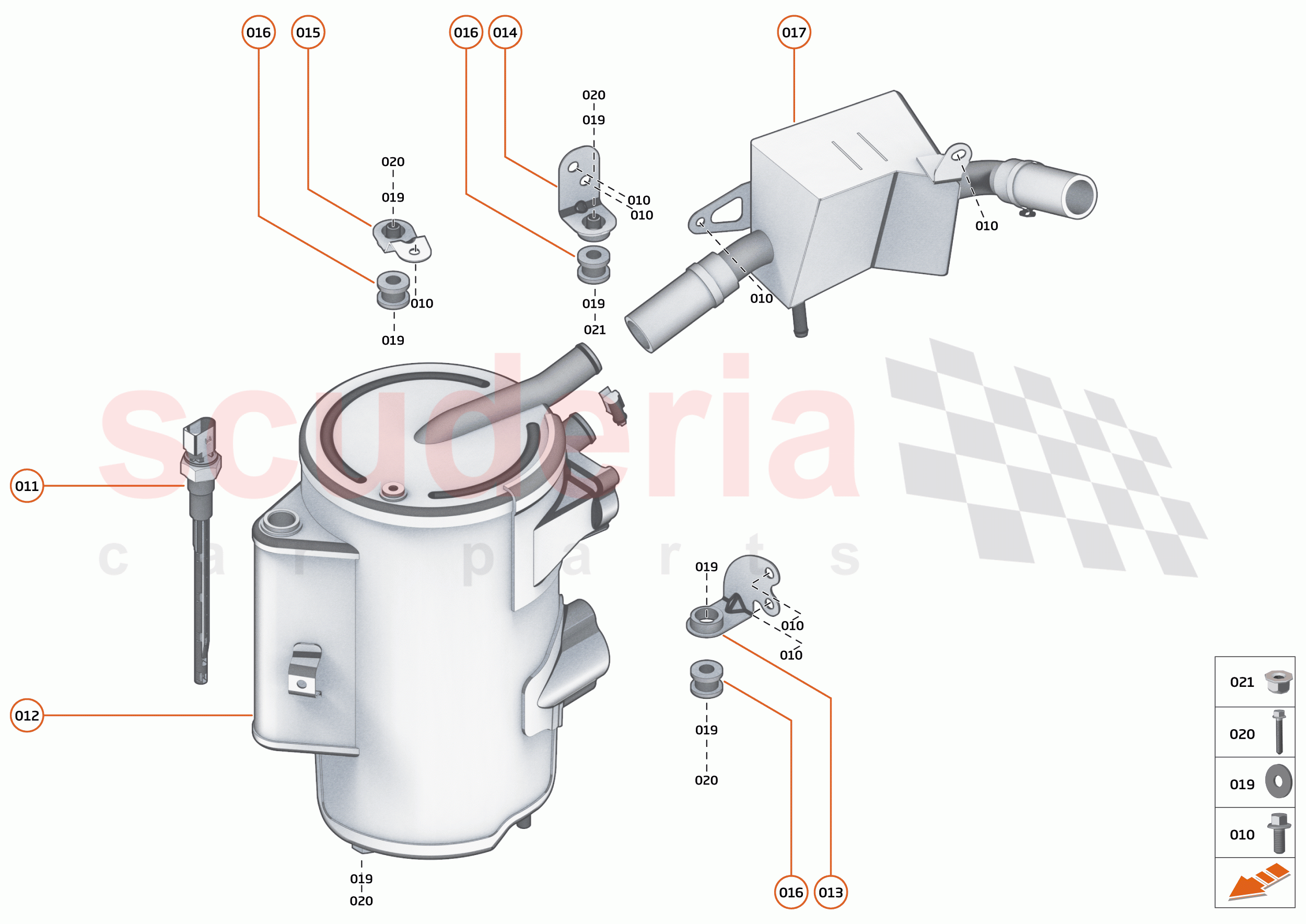 25 - LUBRICATION SYSTEM OFF - ENGINE - 25.1 - ENGINE OIL TANK of McLaren McLaren Senna GTR
